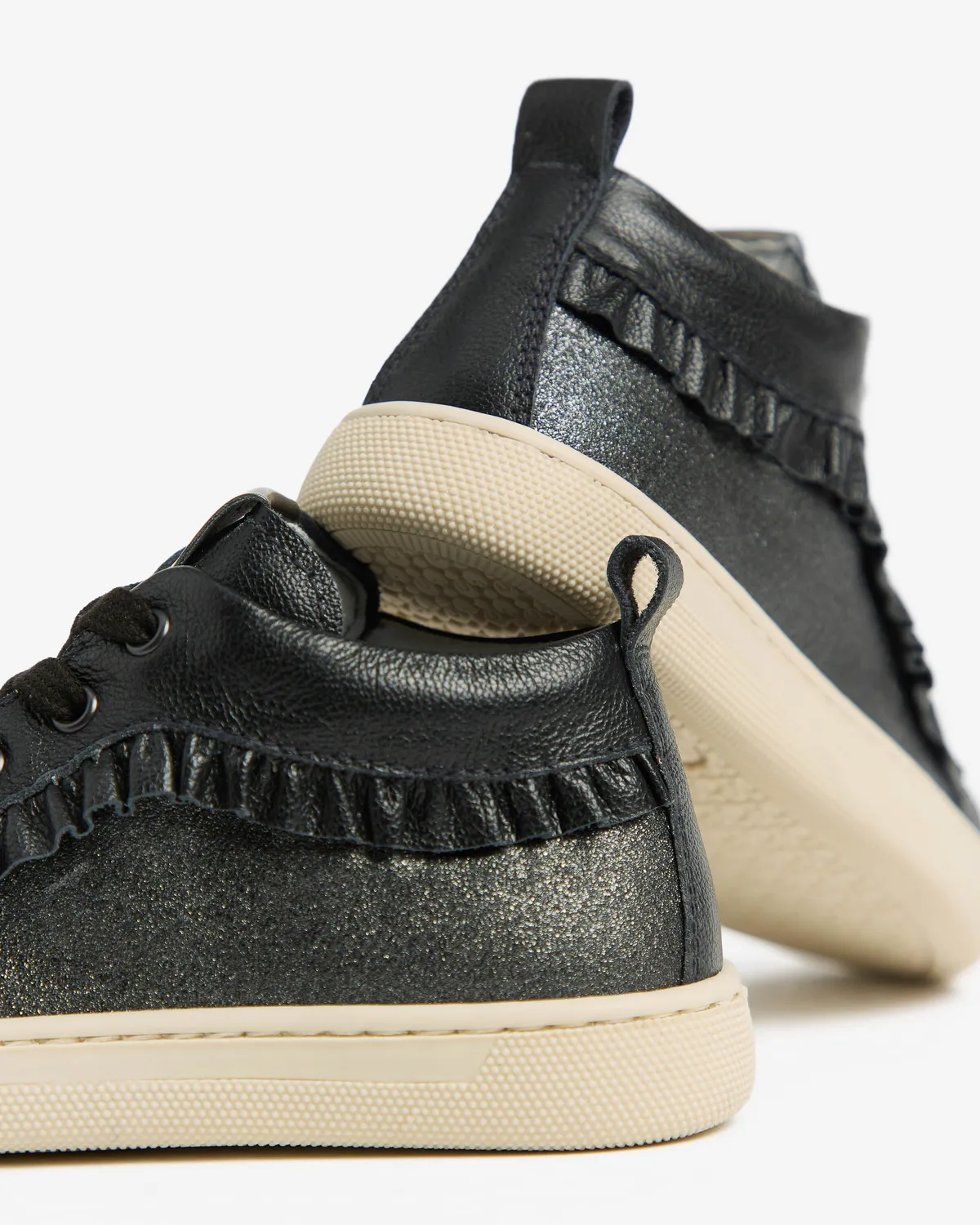 Sneakers piele fete NeroGiardini Junior usori