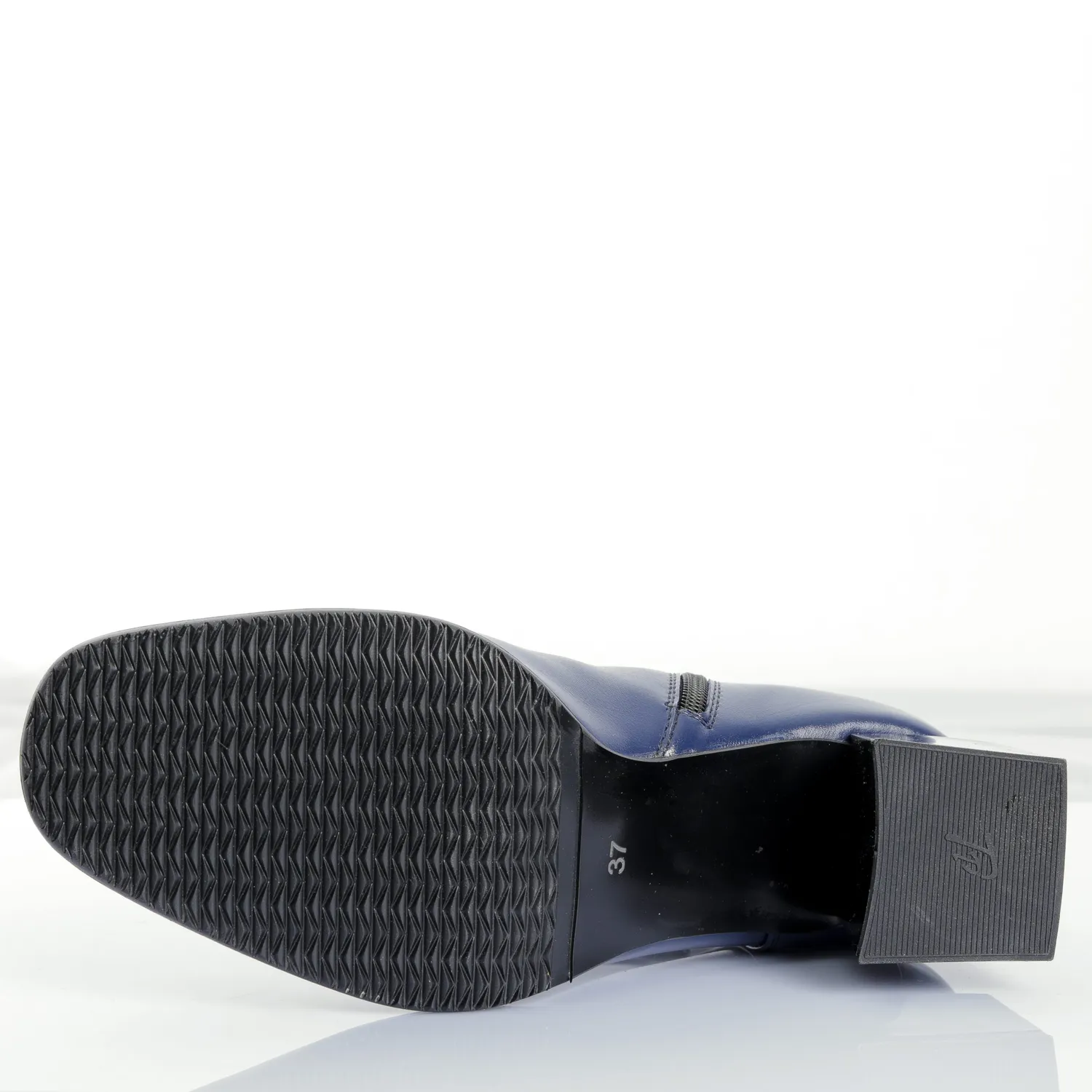 Catinca Shoes G442 BB ghete dama piele albastru box
