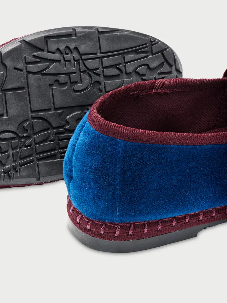 Flagelus Laurance Blue papuci albastru velvet