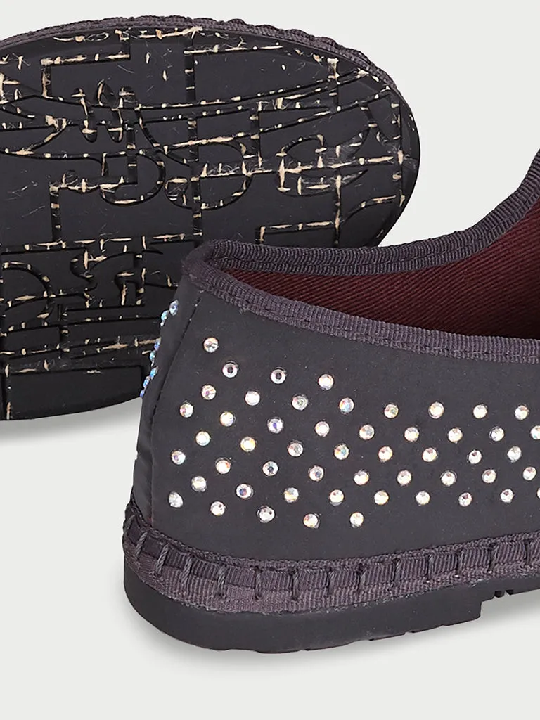 Flagelus Finn Black pantofi Mary Jane negri