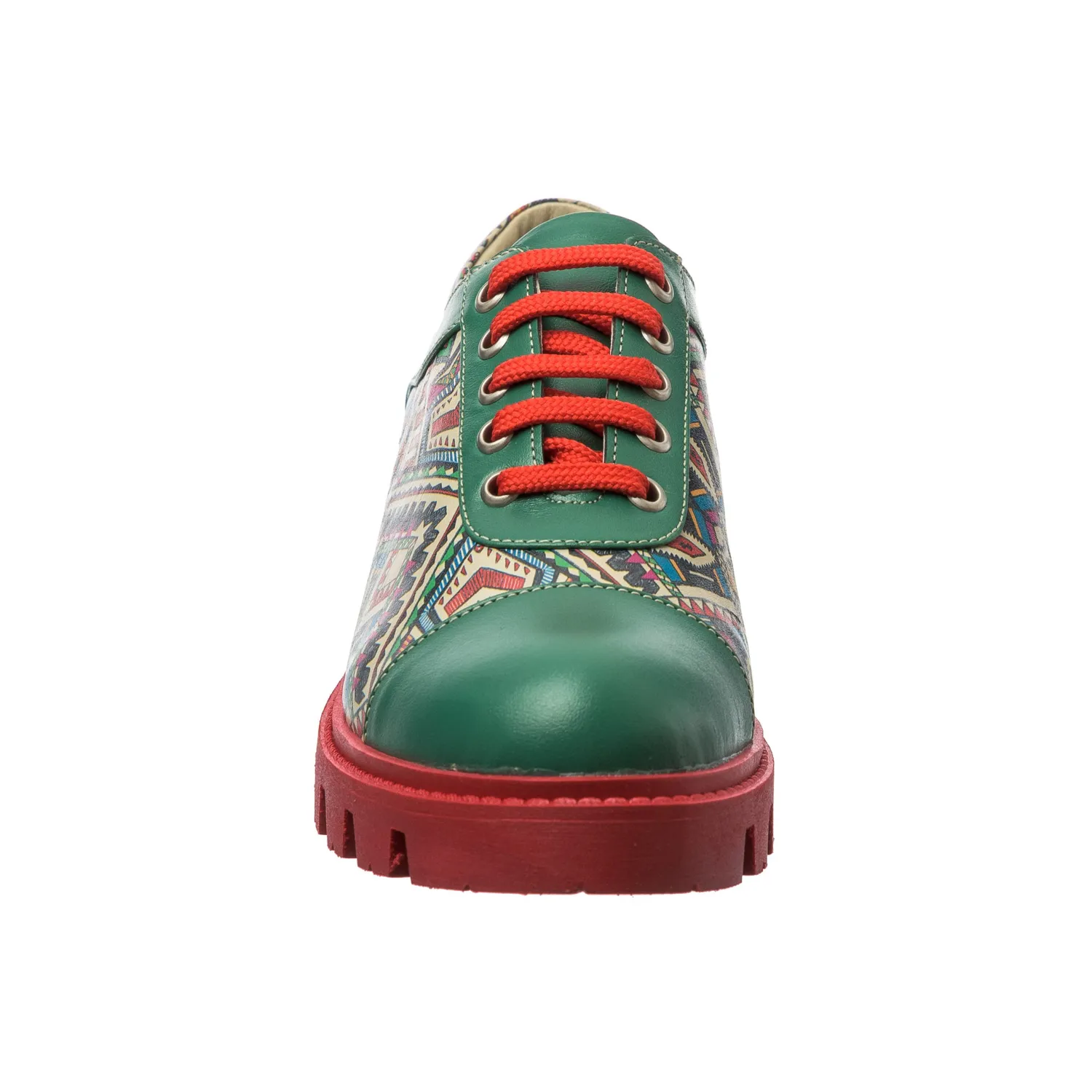 Catinca Shoes X1 VBMT pantofi dama piele naturala verde box