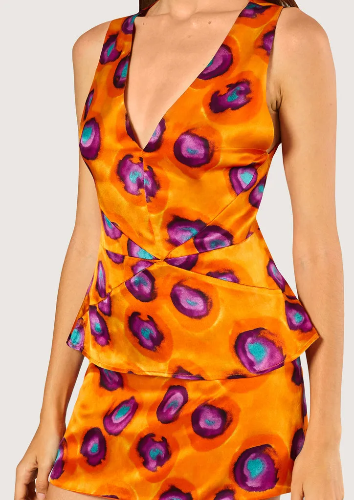 Flagelus Coco Roller Orange top damă portocaliu