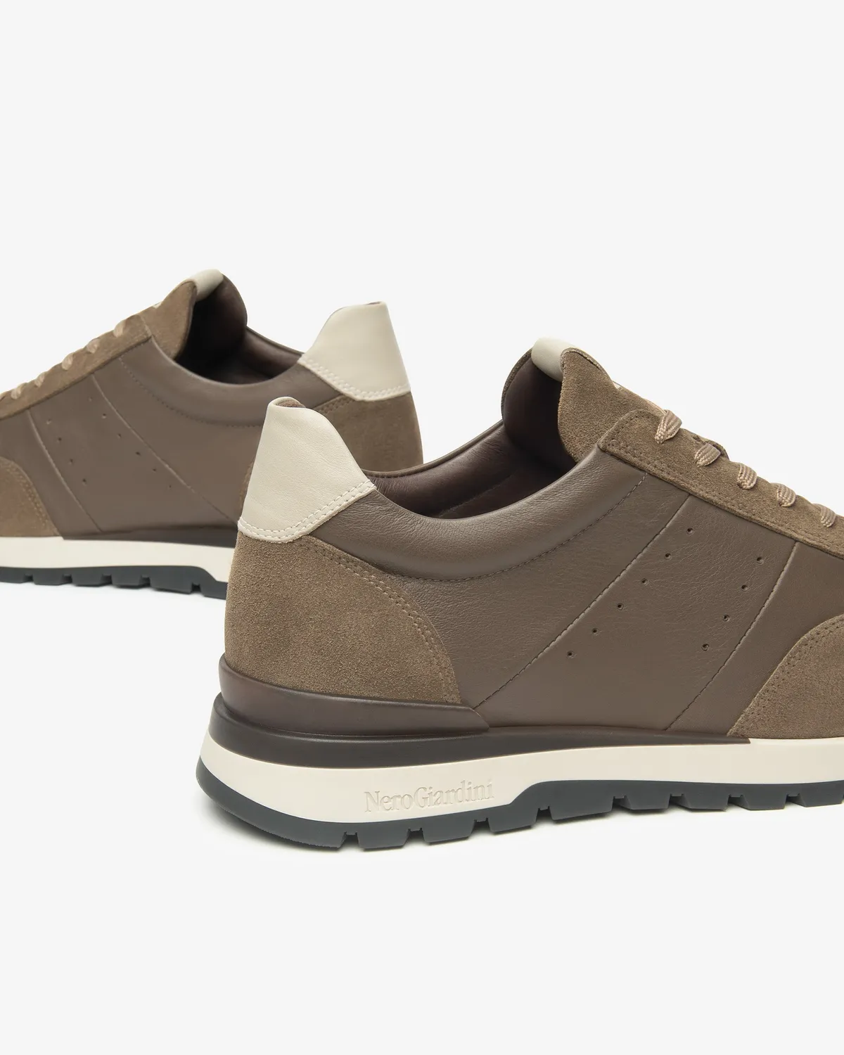 NeroGiardini sneakers barbati piele cu brant memory