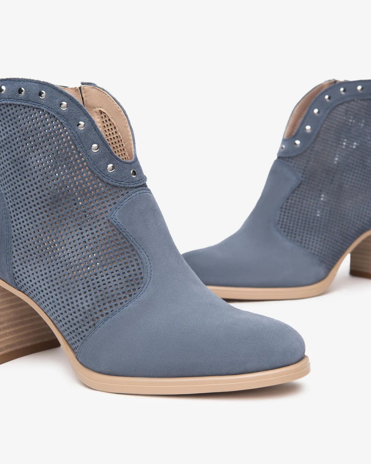 NeroGiardini Botine Dama Piele Intoarsa 35-41