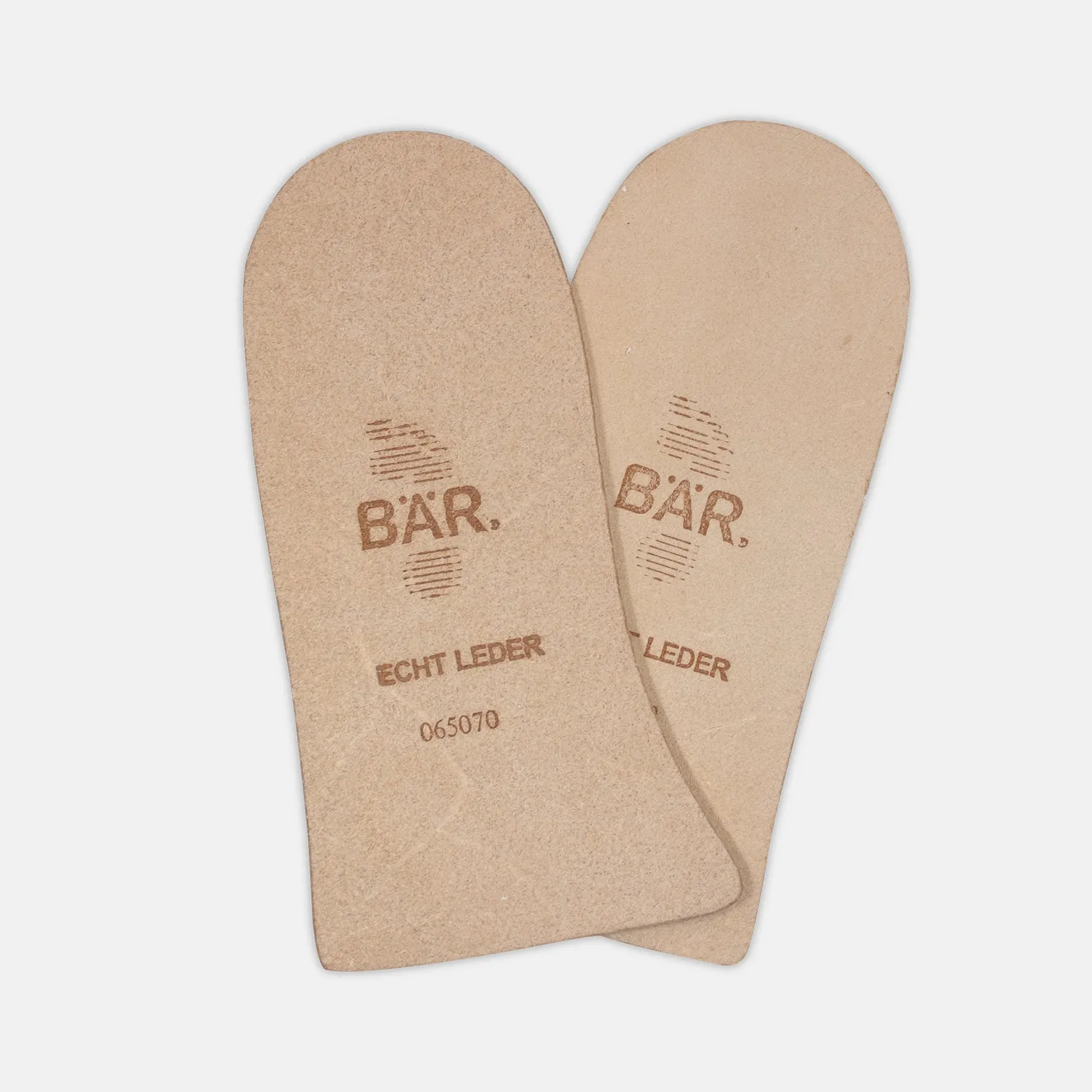 BÄR Heel semi-branț piele călcâi 4 mm natur