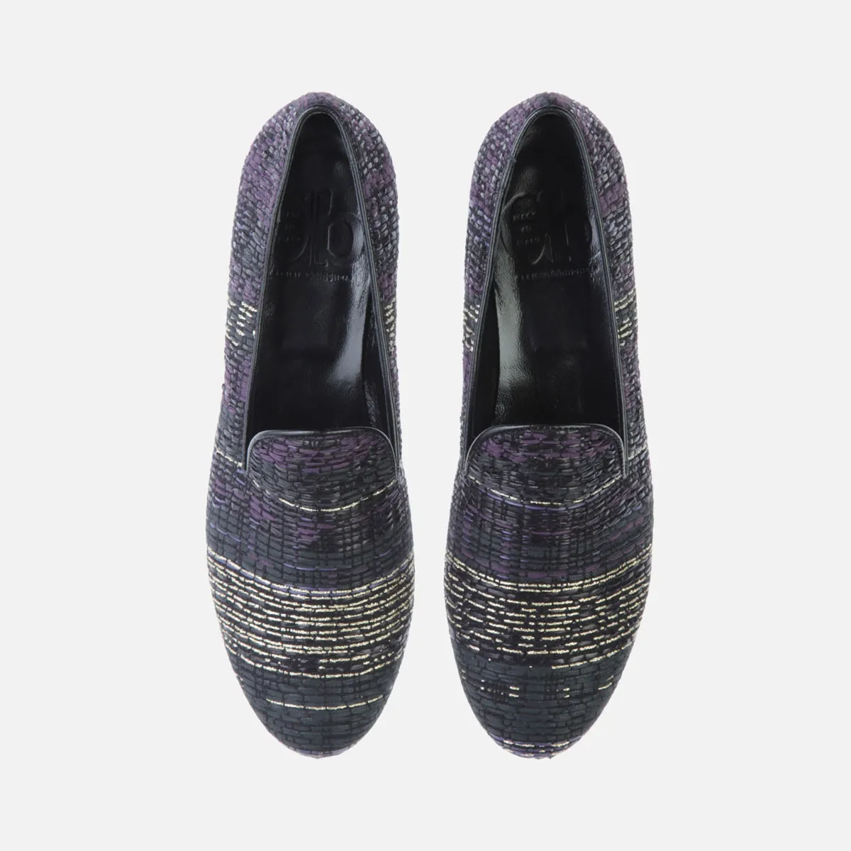 Cecilia Bringheli Positano Gold Violet pantofi slipper