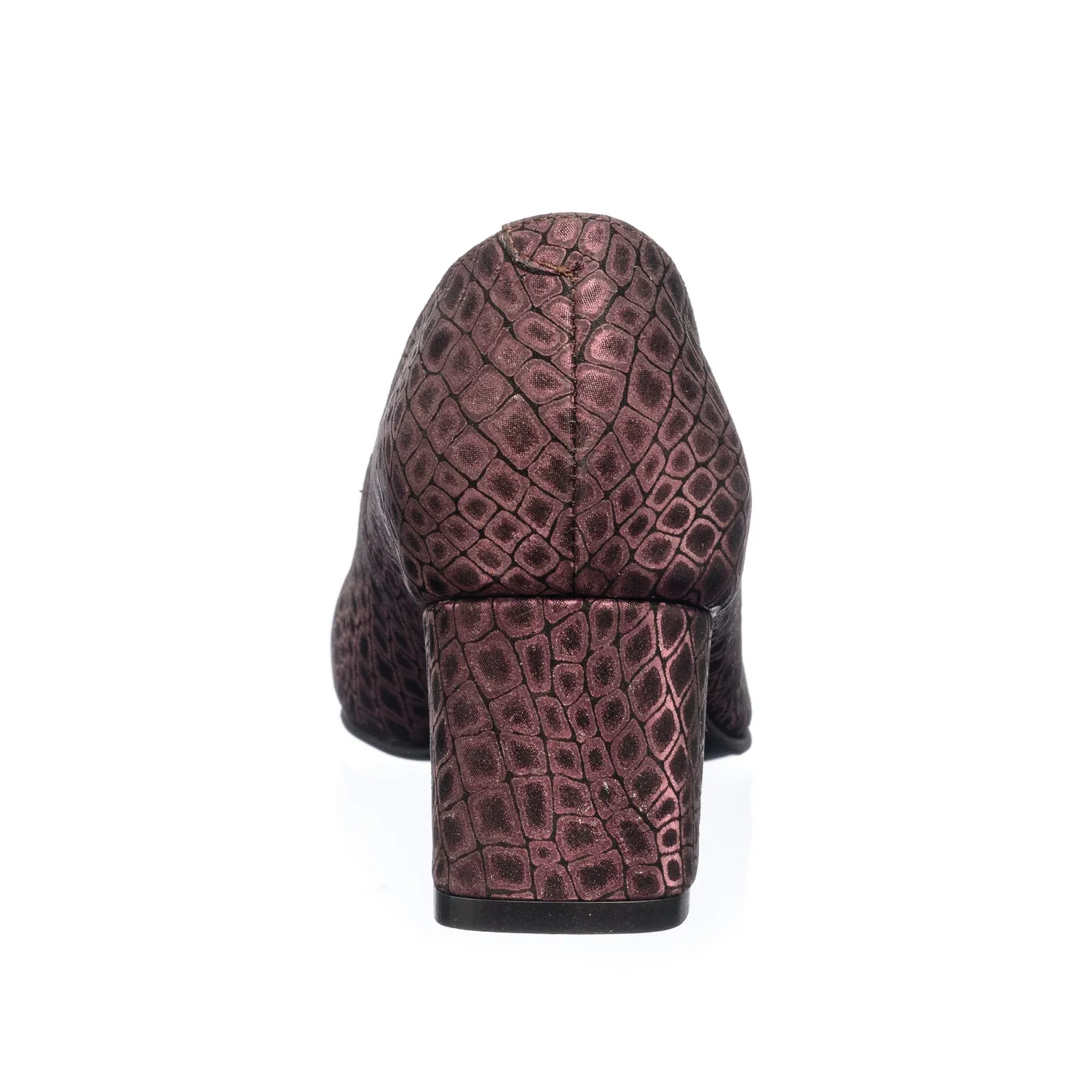 Catinca Shoes A2 PBO pantofi piele bordo poney