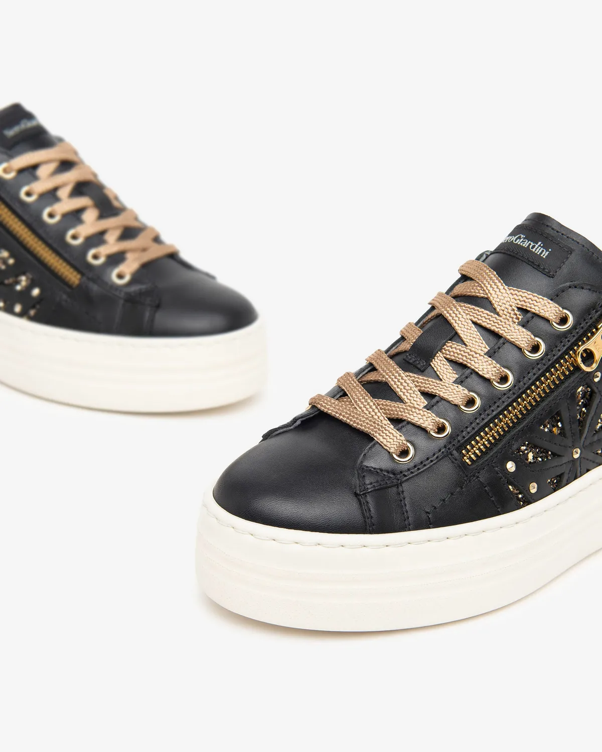 NeroGiardini sneakers dama piele material tehnic toamna