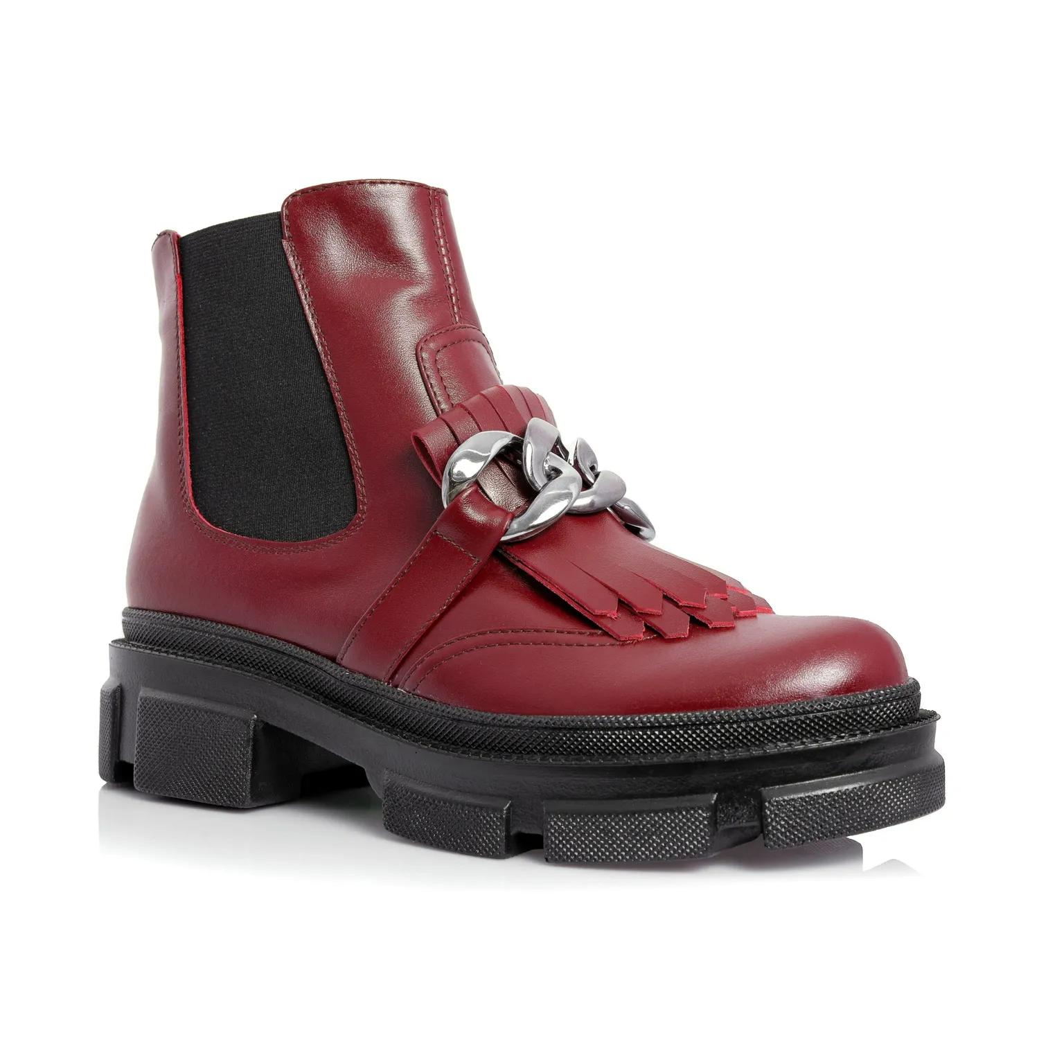 Catinca Shoes GX22L BB bocanci dama piele bordo box