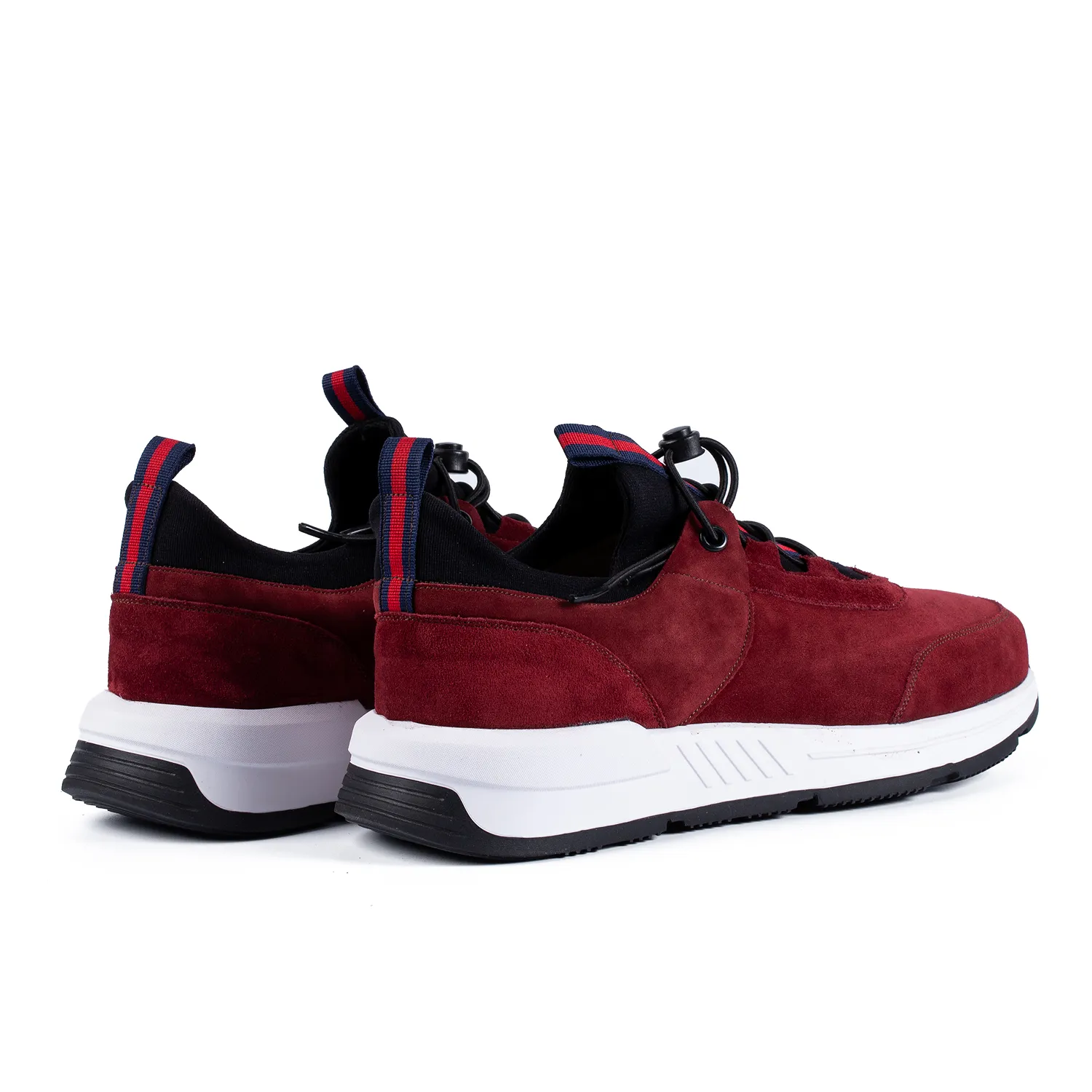Lucas Shoes Sneaker 520 Rosso Velur adidași piele