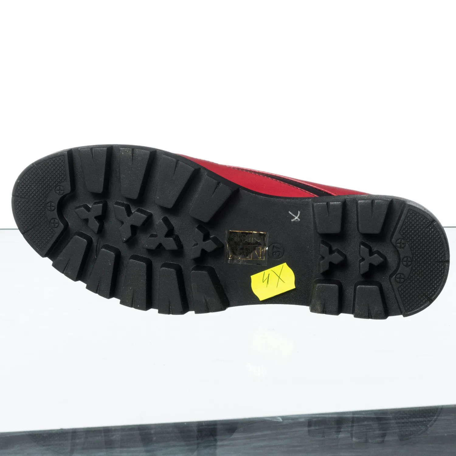 Catinca Shoes X4 RBN pantofi dama piele naturala rosu