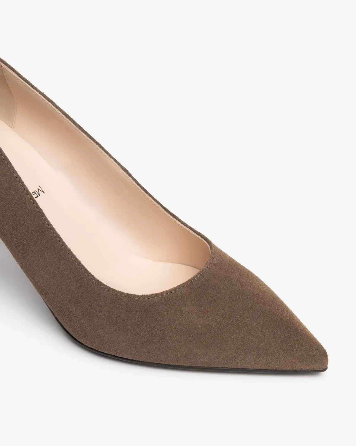 NeroGiardini pantofi piele damă toc 75 mm bej