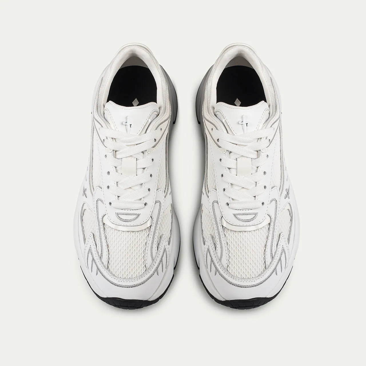 Cesare Paciotti Blade Runner sneakers dama albi piele vitel