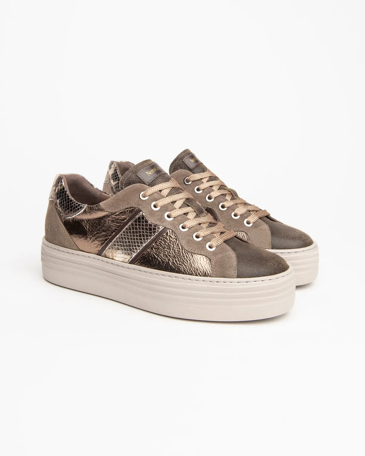 NeroGiardini sneakers dama piele platforma 4cm