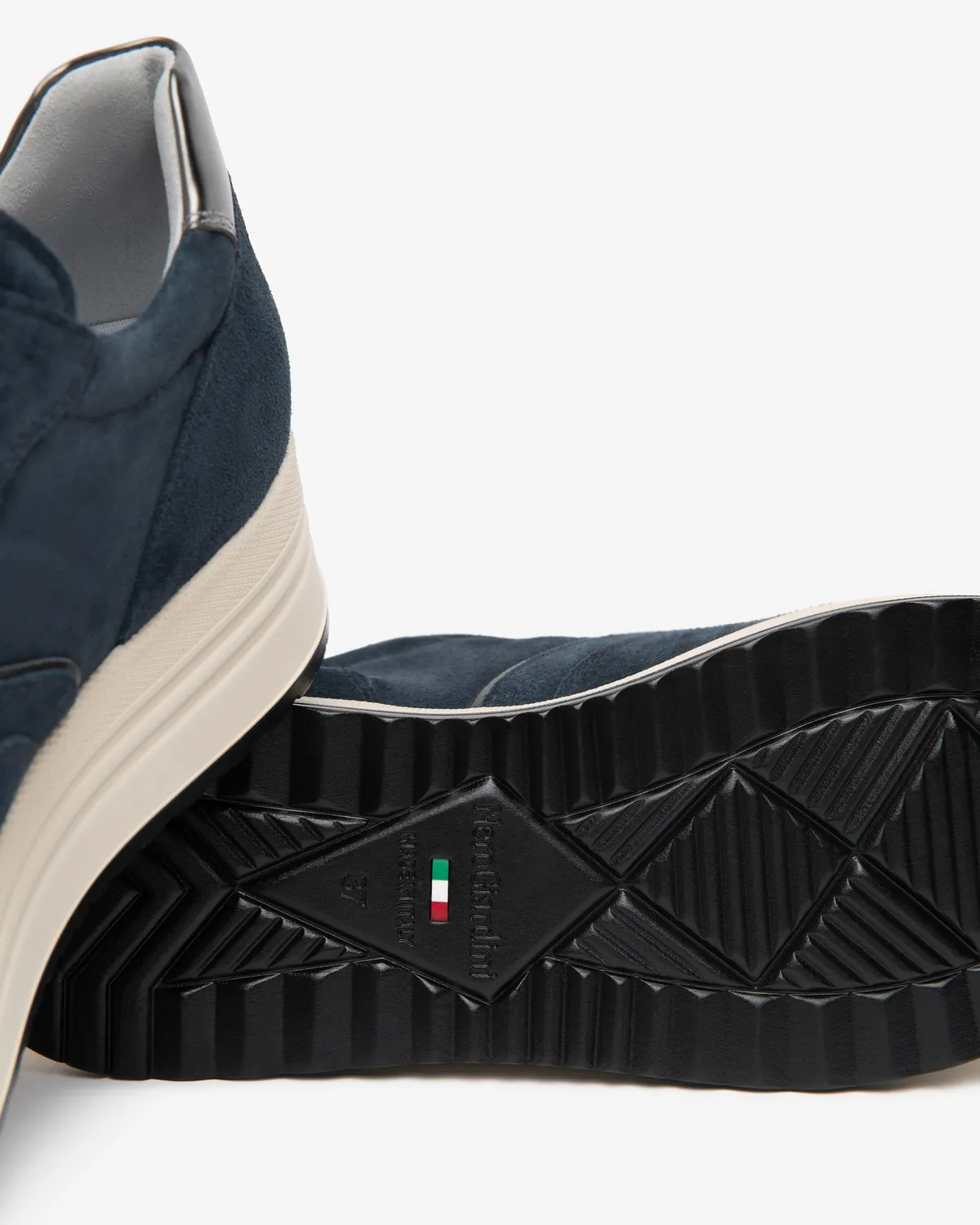 NeroGiardini sneakers dama piele intoarsa platforma