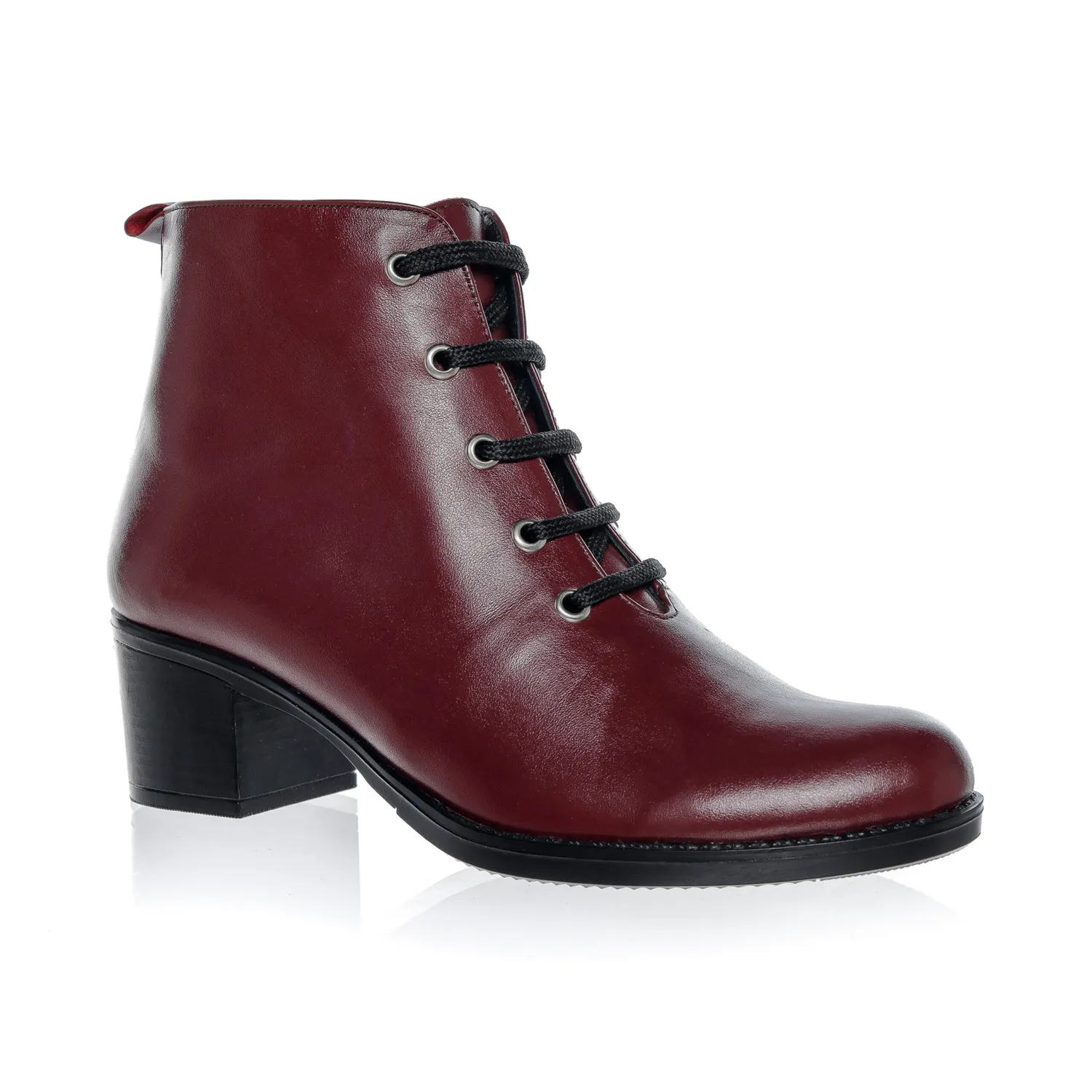 Catinca Shoes GX56 BC ghete damă piele naturală bordo box