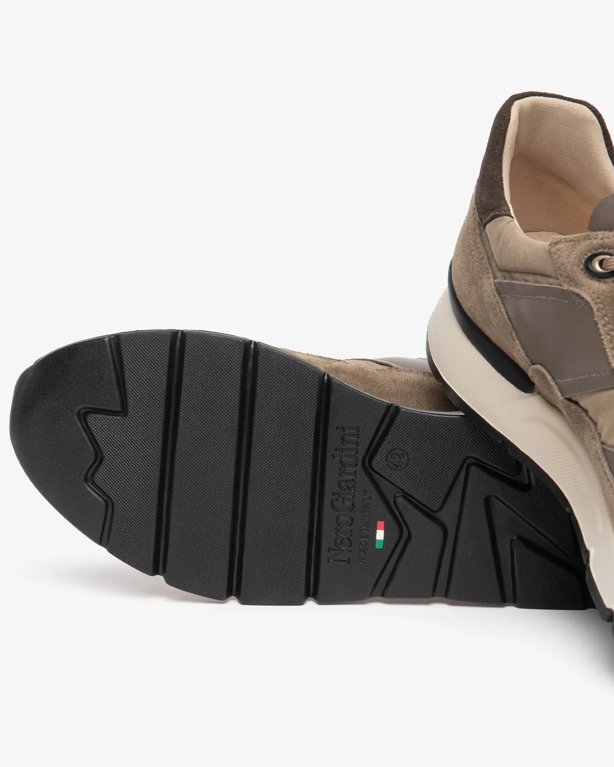 NeroGiardini sneakers piele intoarsa barbati toamna