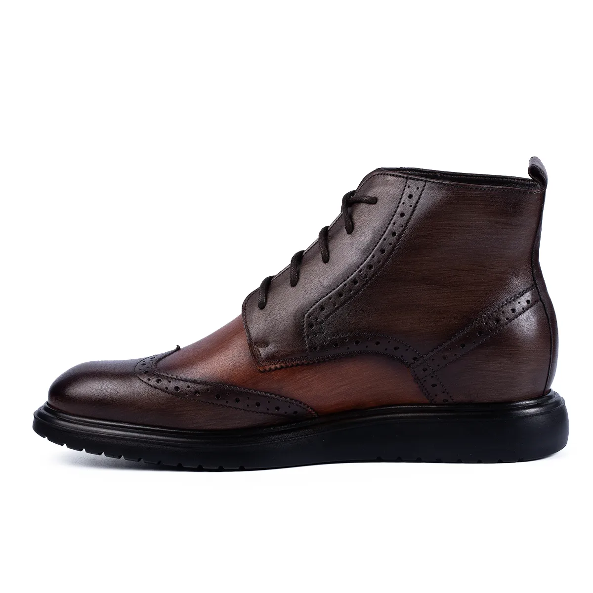 Lucas Shoes 850 Dudu ghete barbati maro piele naturala