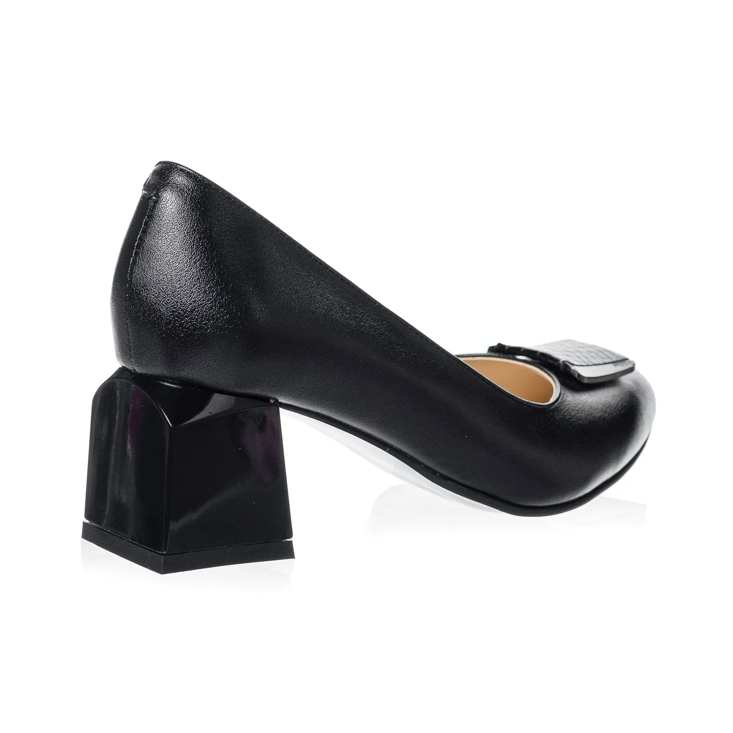 Catinca Shoes A32 NB pantofi dama piele naturala negru box