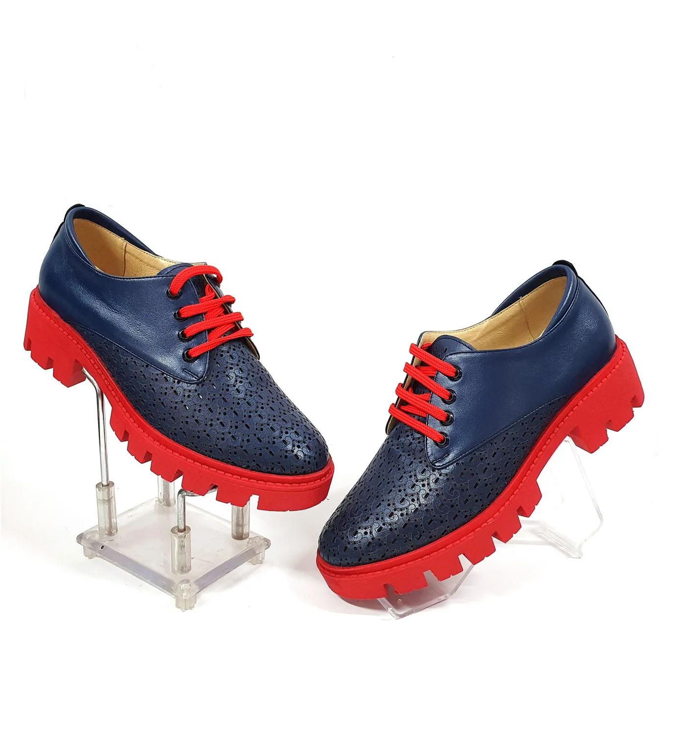 Catinca Shoes XP5 BL pantofi dama piele naturala bleumarin