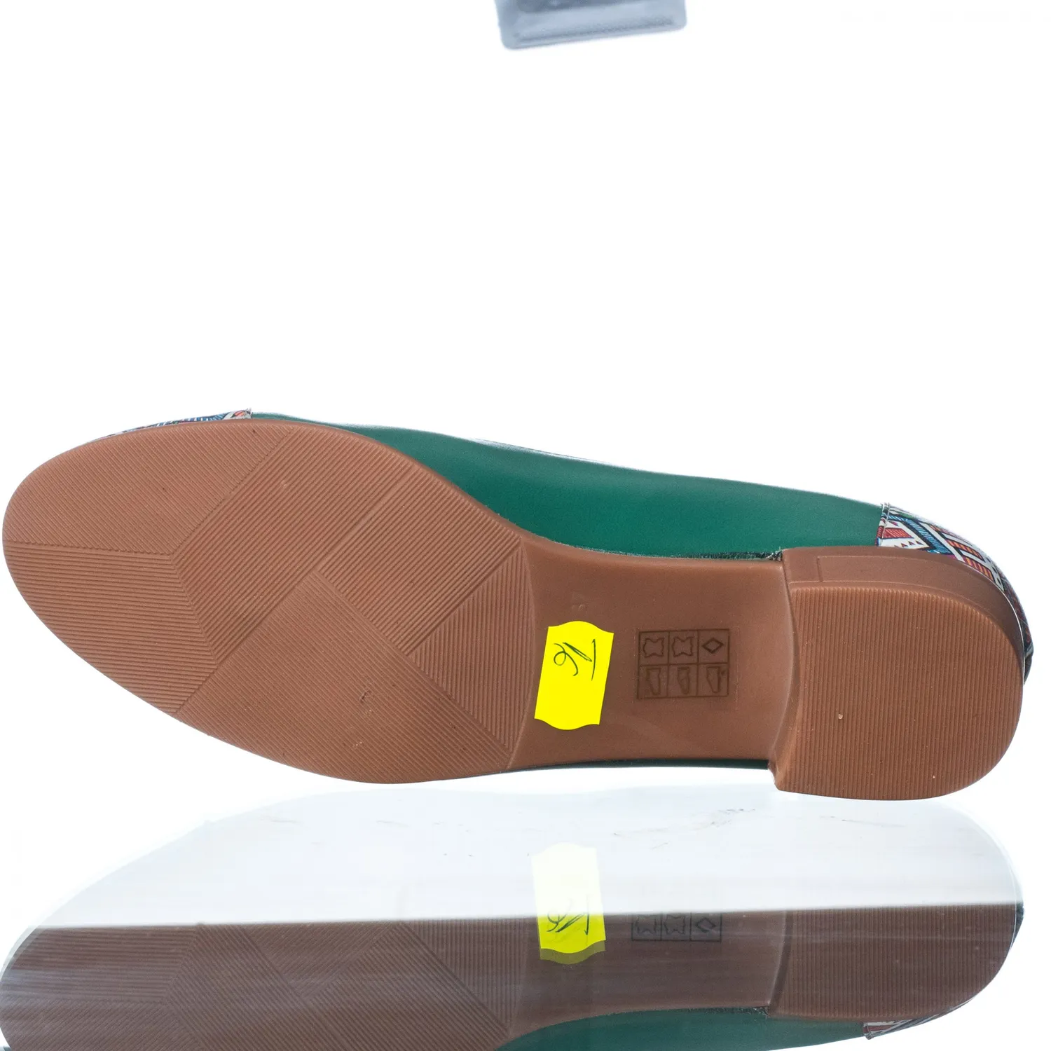 Catinca Shoes T6 VMT pantofi dama piele verde traditional