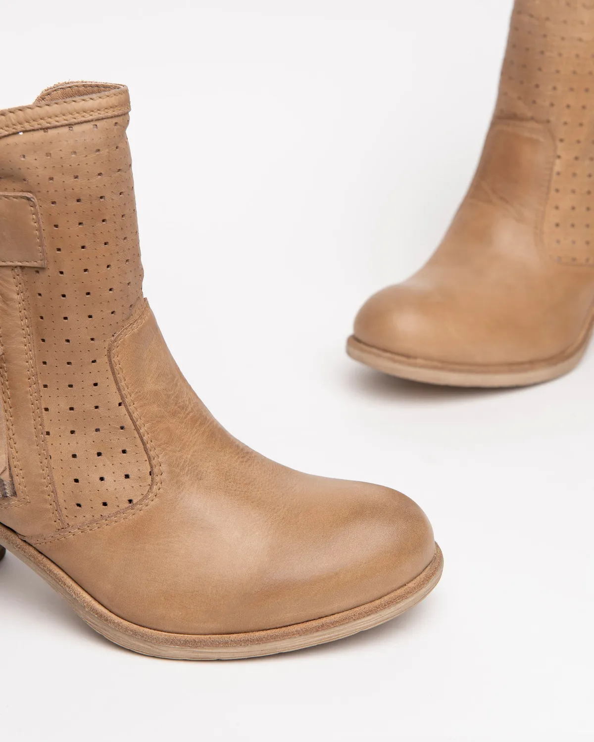 NeroGiardini botine piele damă Texas toc 6,5 cm