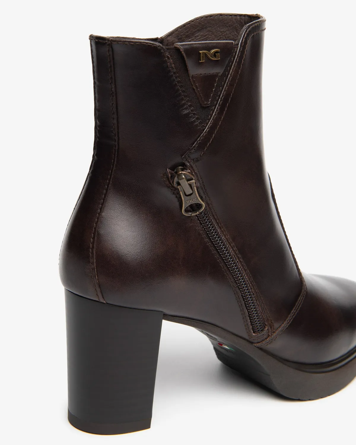 NeroGiardini botine dama piele toc 70 mm platforma