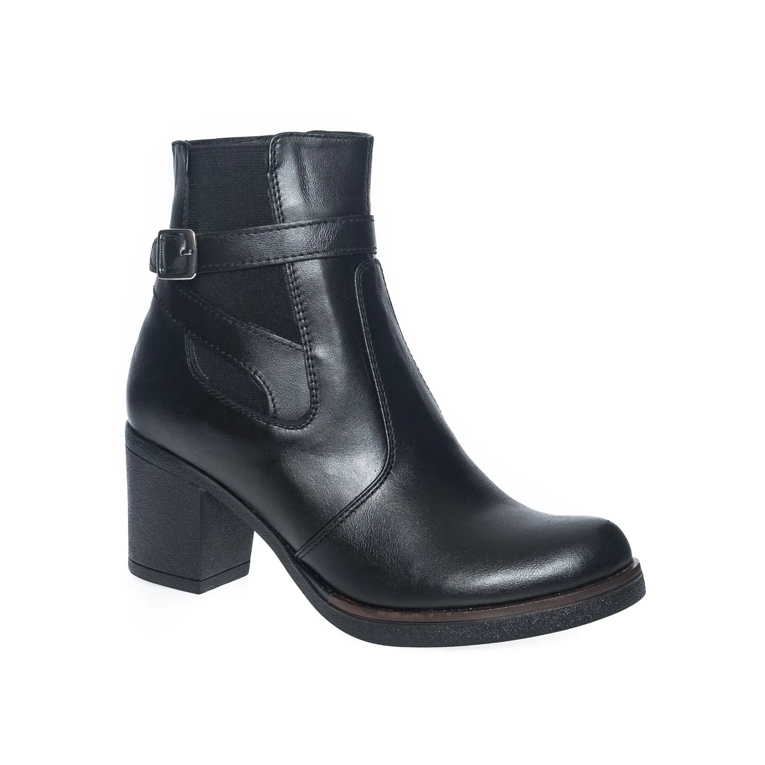 Catinca Shoes GX18 N ghete piele naturala negru
