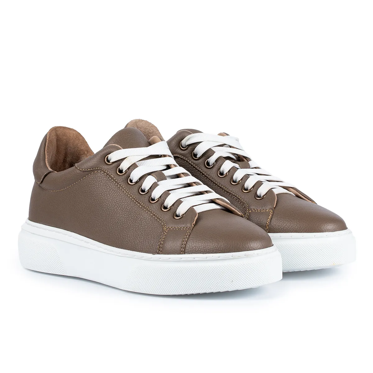 Lucas 510 sneakers barbati bej bizon piele