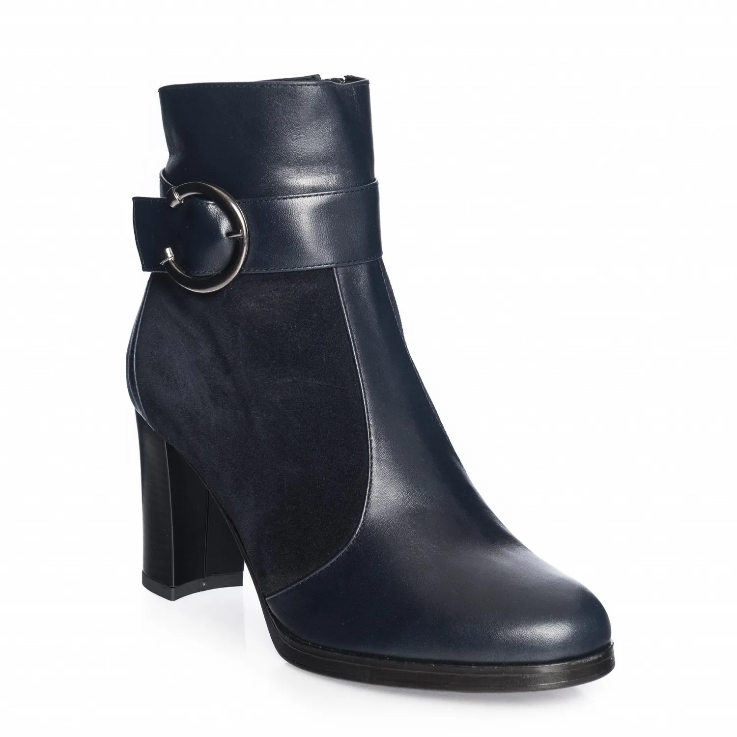 Ghete dama piele naturala Catinca Shoes GX25 BAB blu