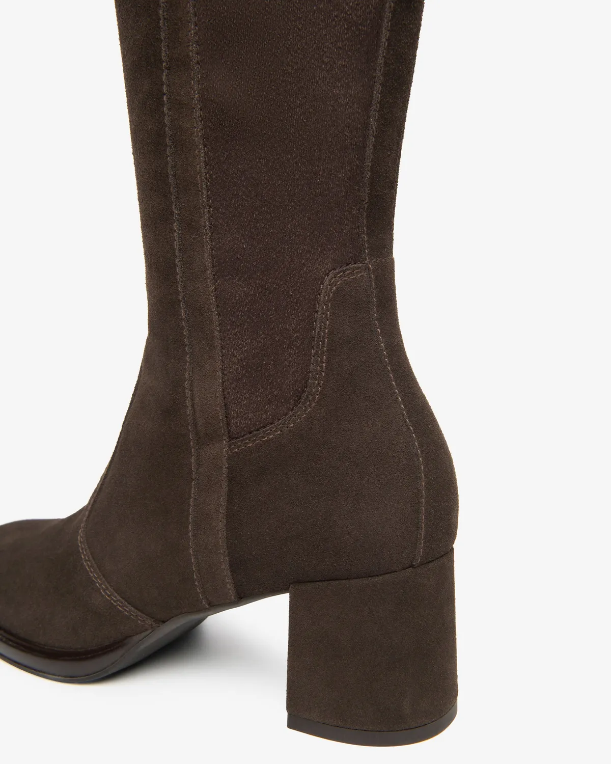 NeroGiardini cizme piele intoarsa dama toc 6 cm