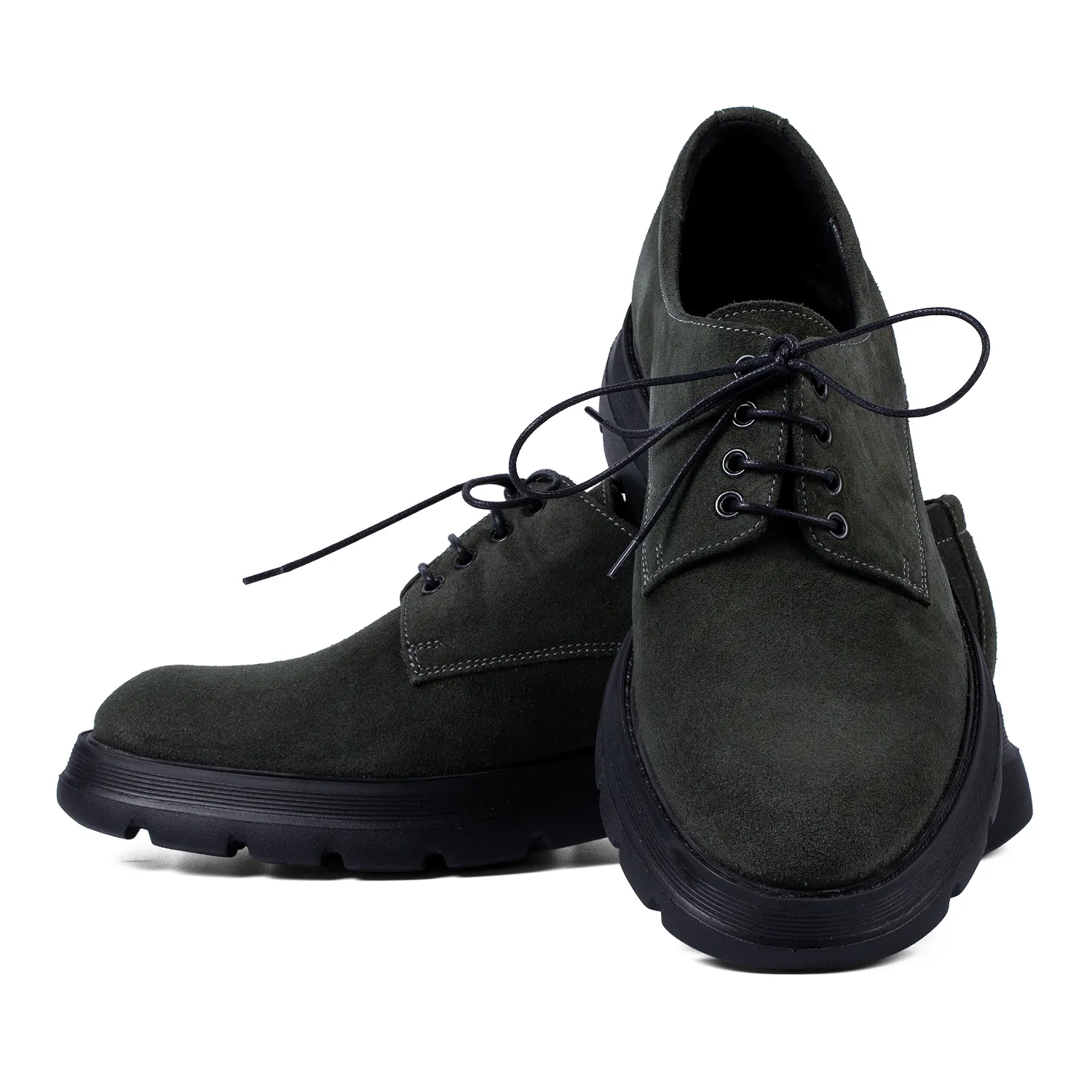Lucas Shoes Casual 346 1009 pantofi verde velur
