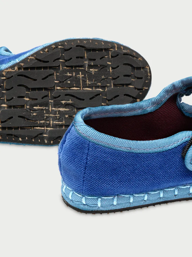 Flagelus Alexandra Kids pantofi mary jane copii albaștri