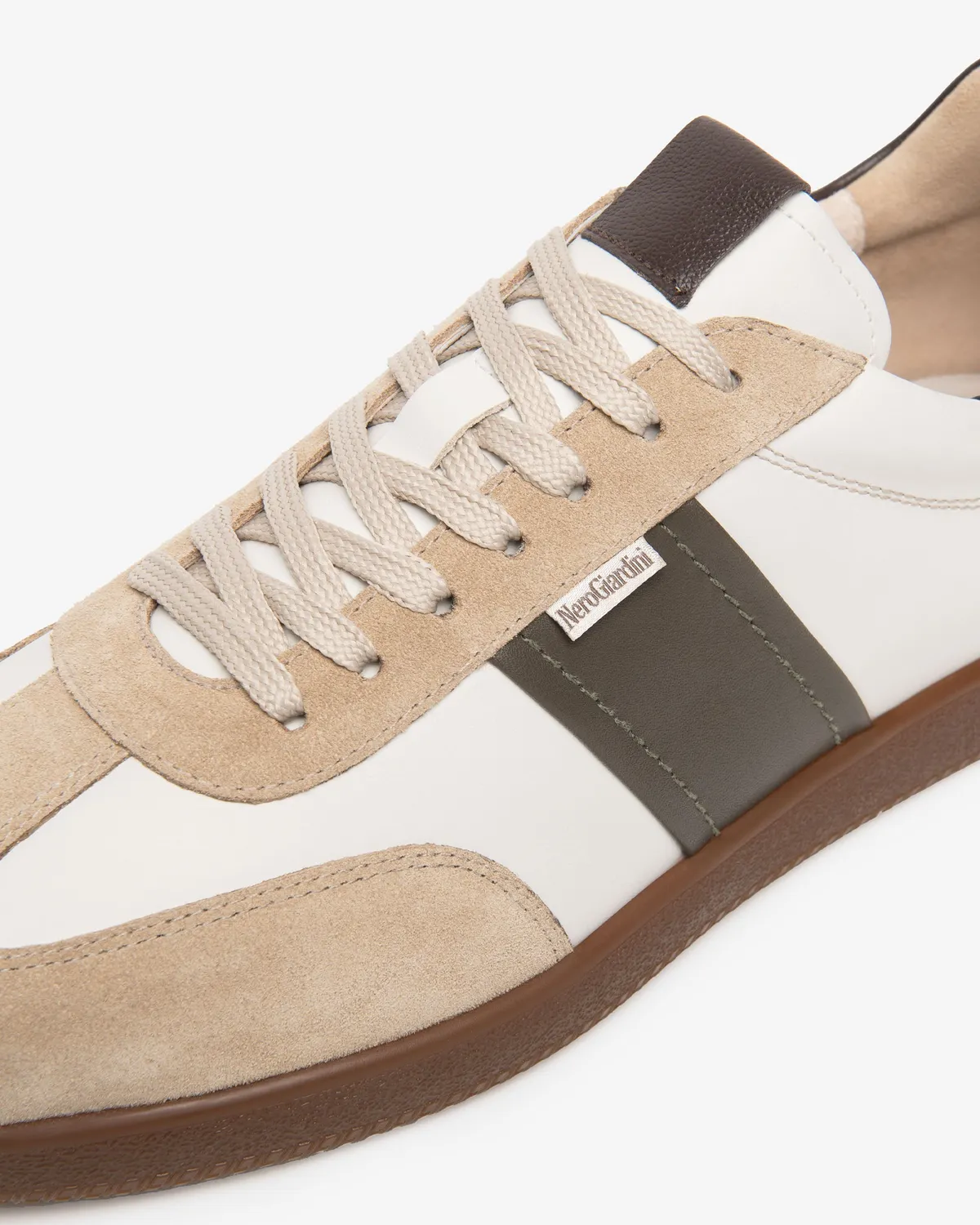 NeroGiardini sneakers barbati piele si piele intoarsa