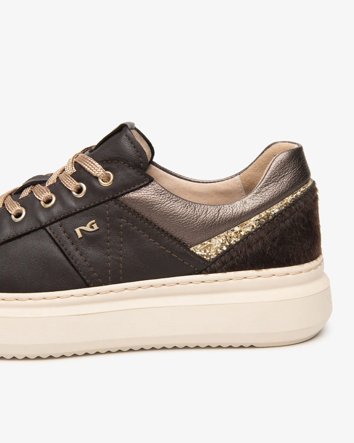 NeroGiardini sneakers piele damă platformă 40 mm