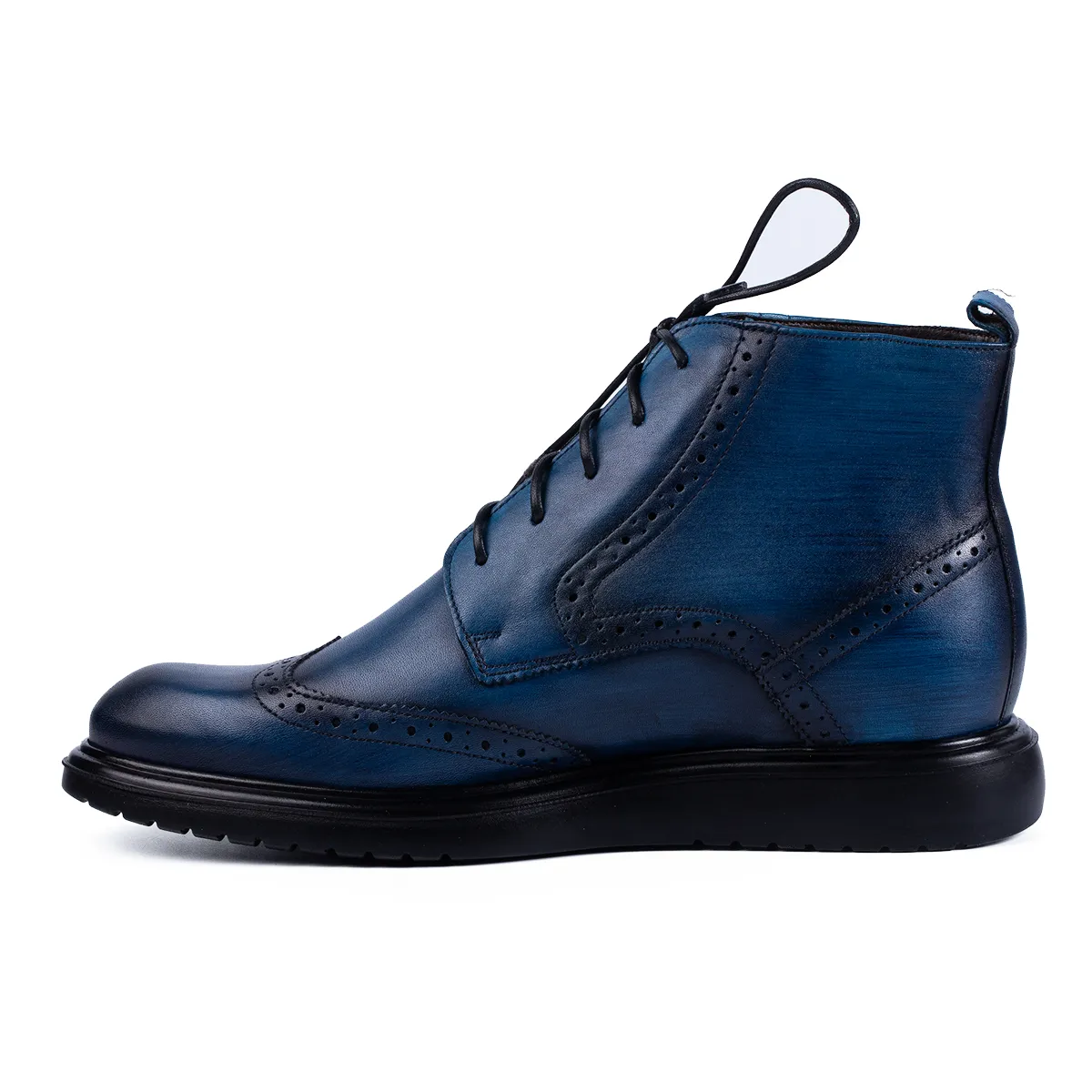 Lucas Shoes 850 Dudu Blue V2 ghete albastru piele