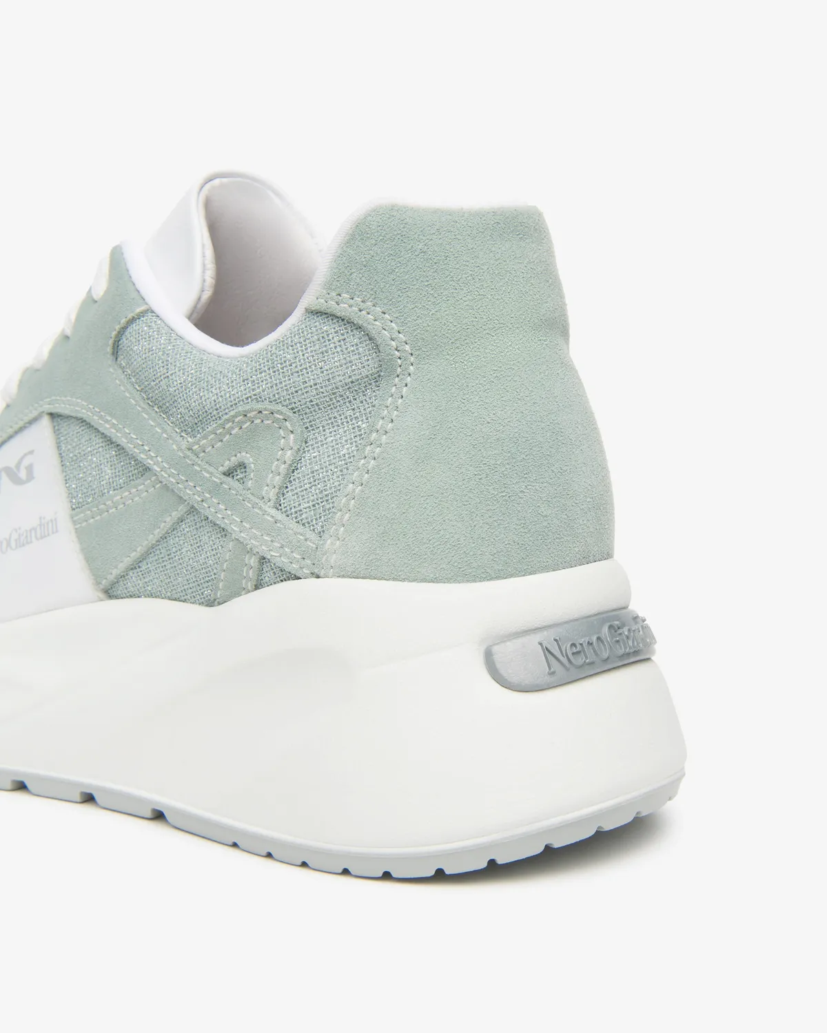 NeroGiardini sneakers dama piele intoarsa cu branț memory