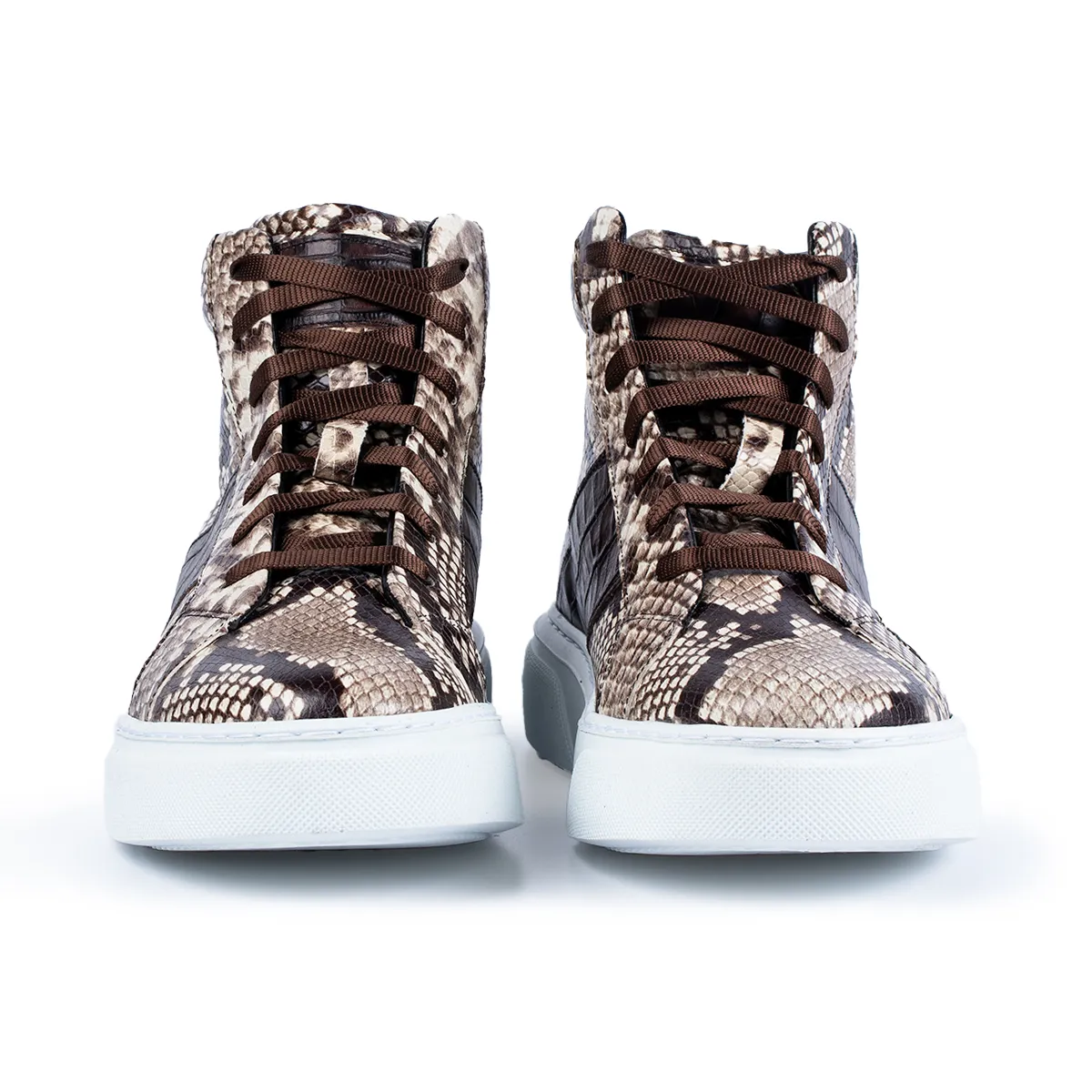 Lucas Shoes Ghete 855 ghete maro croco piele