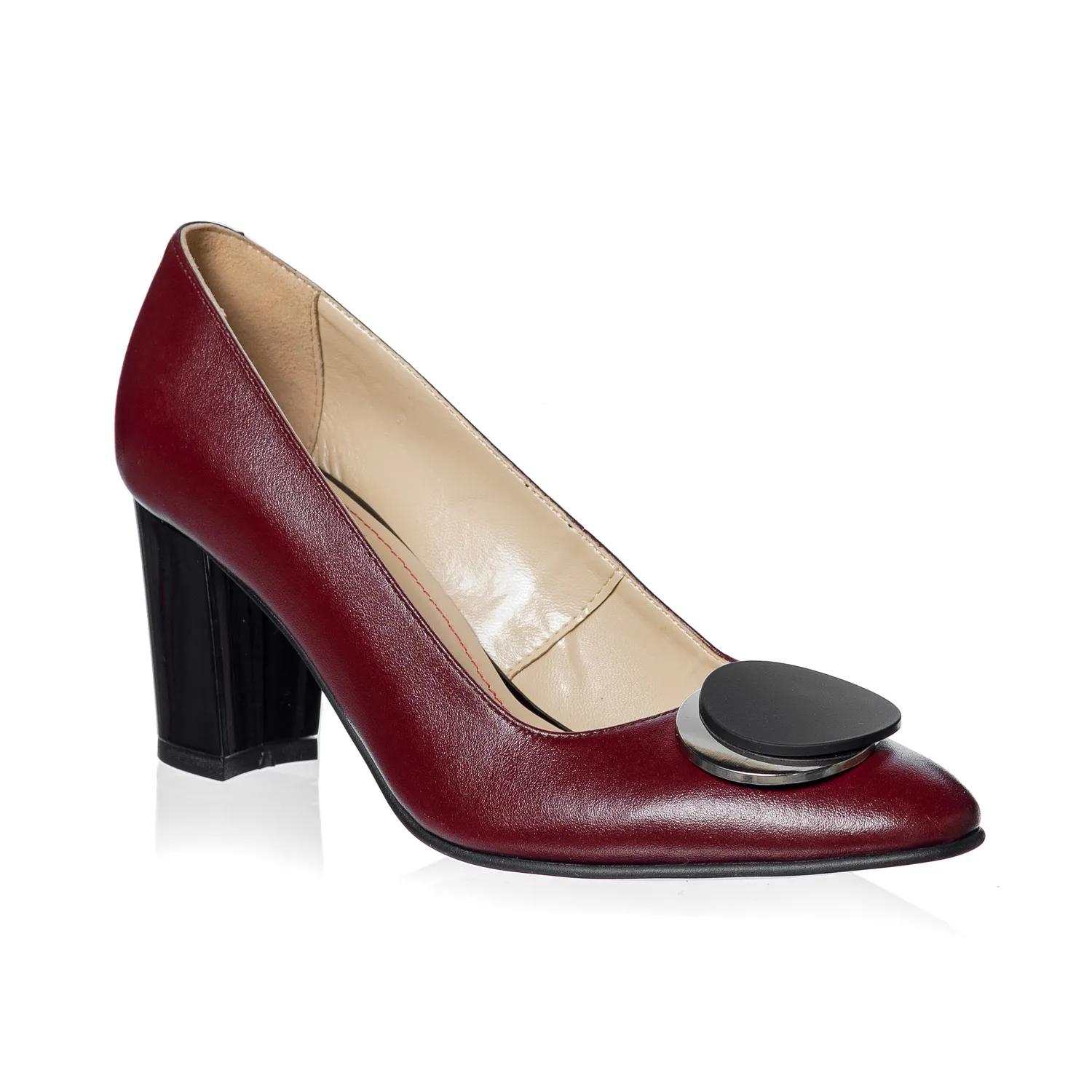 Catinca Shoes A30 BB pantofi dama piele bordo box