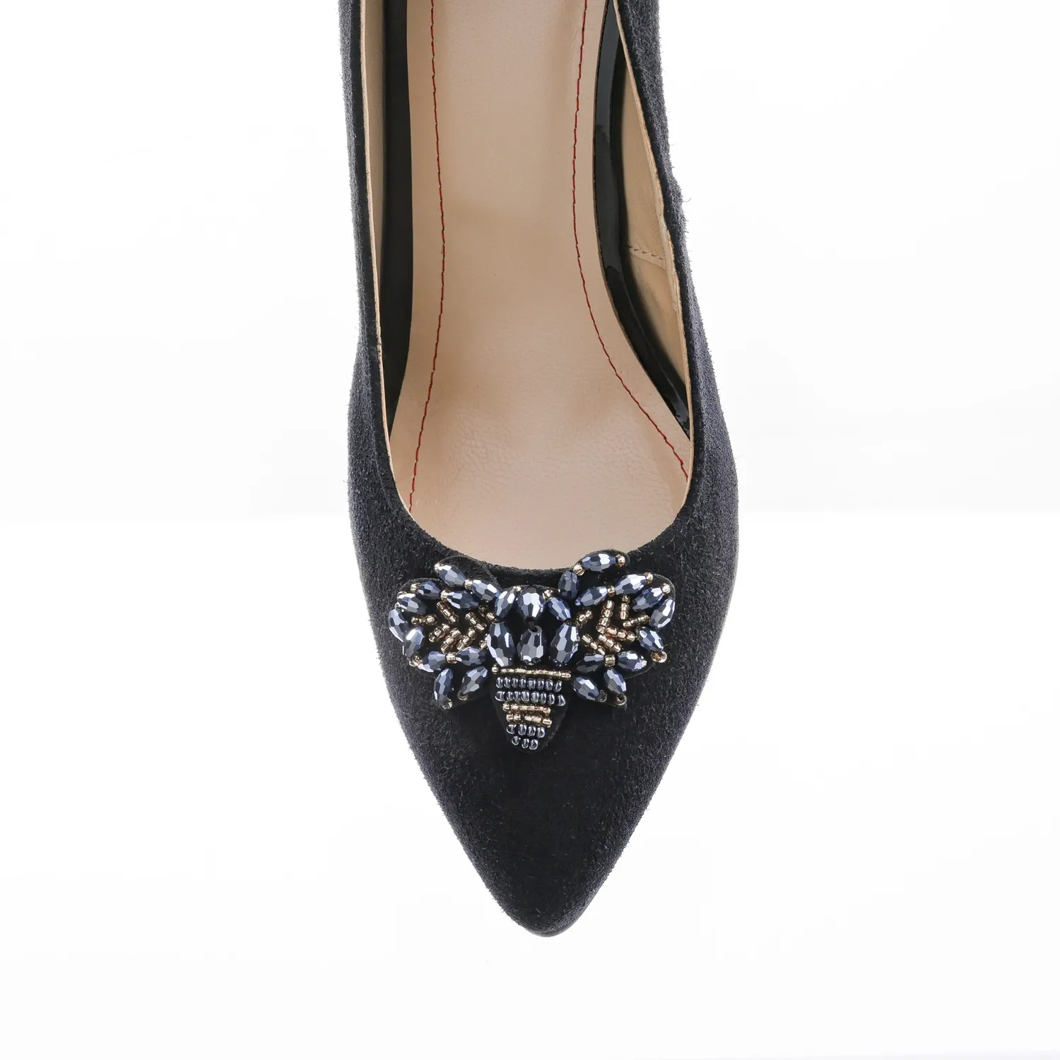 Catinca Shoes A67 NA pantofi dama piele negru antilopa