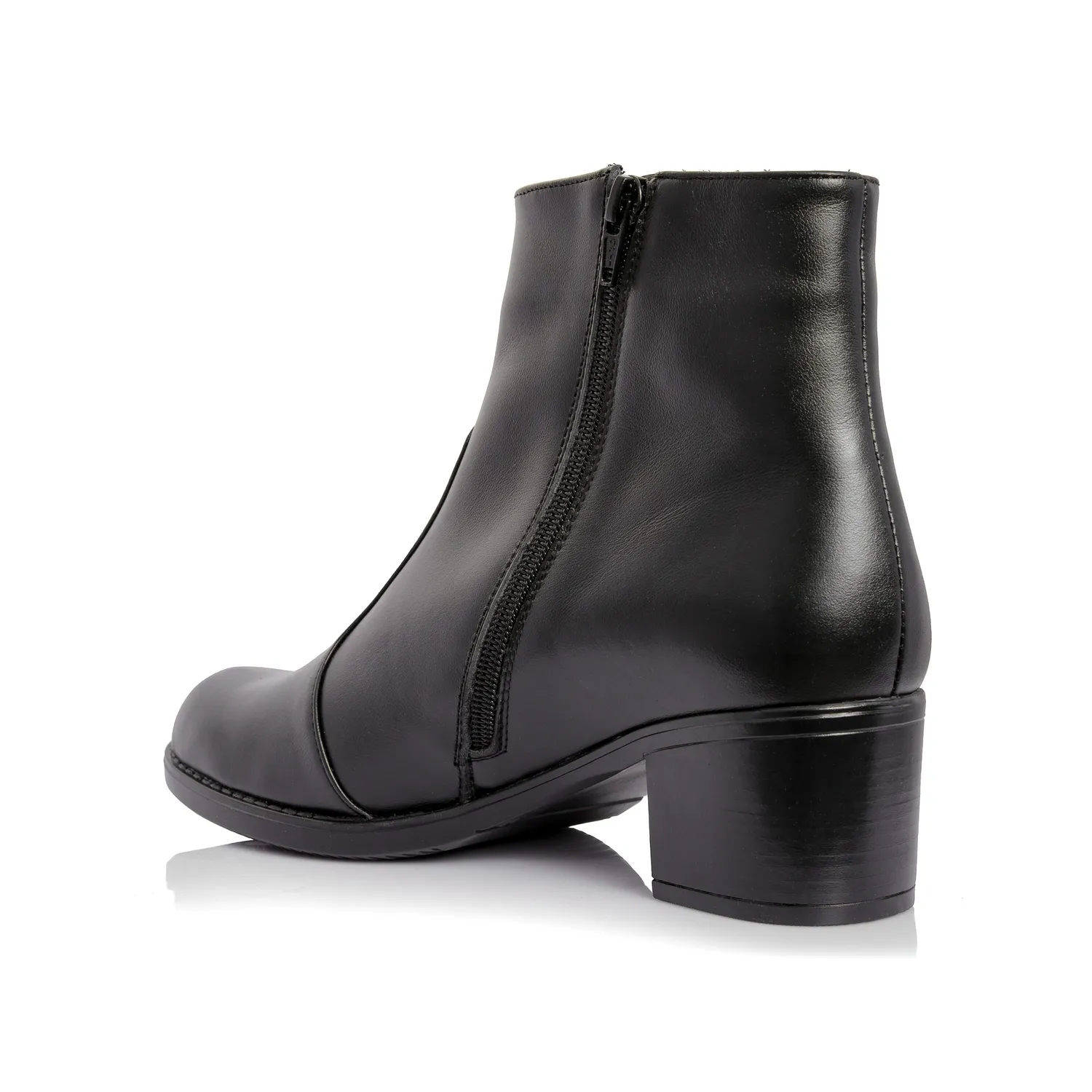 Catinca Shoes T54 NB ghete dama negru box piele naturala