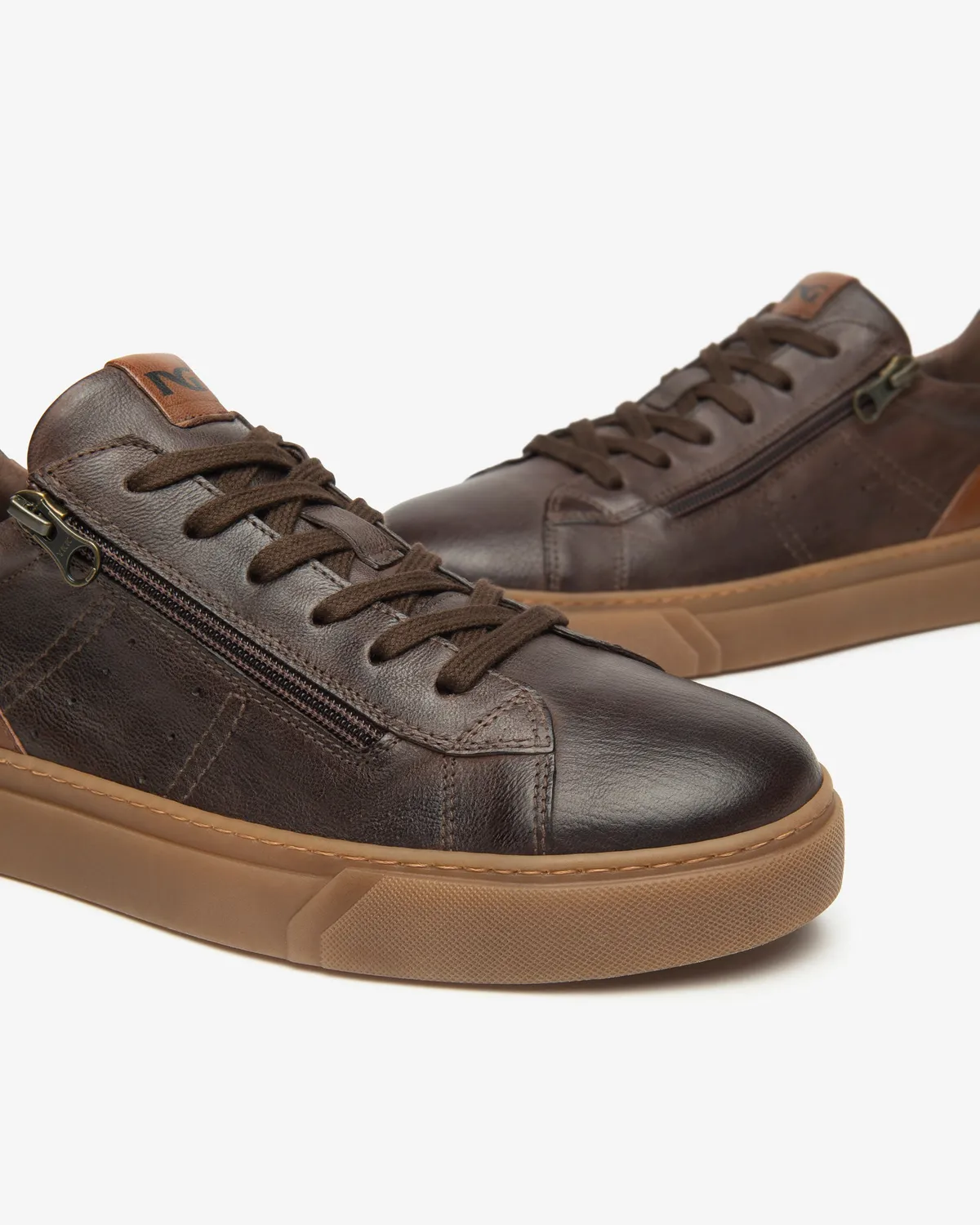 NeroGiardini sneakers barbati piele cu branț memory