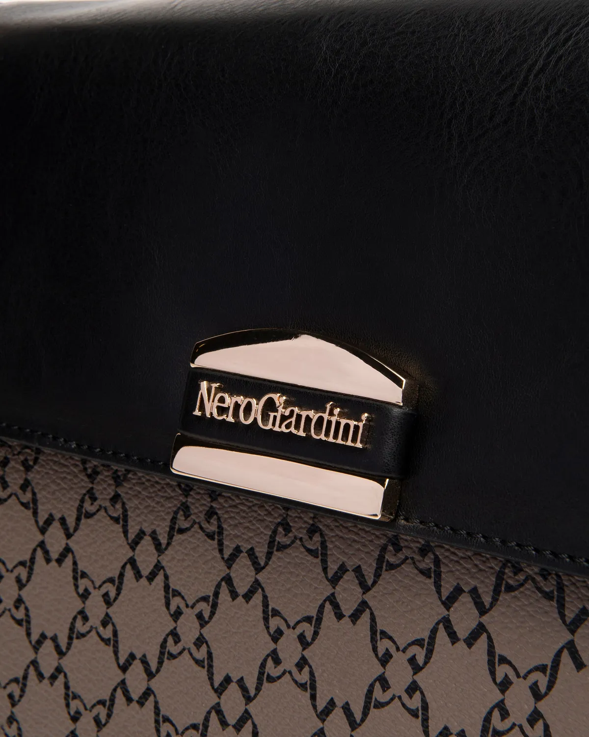 NeroGiardini geanta baguette dama material tehnic