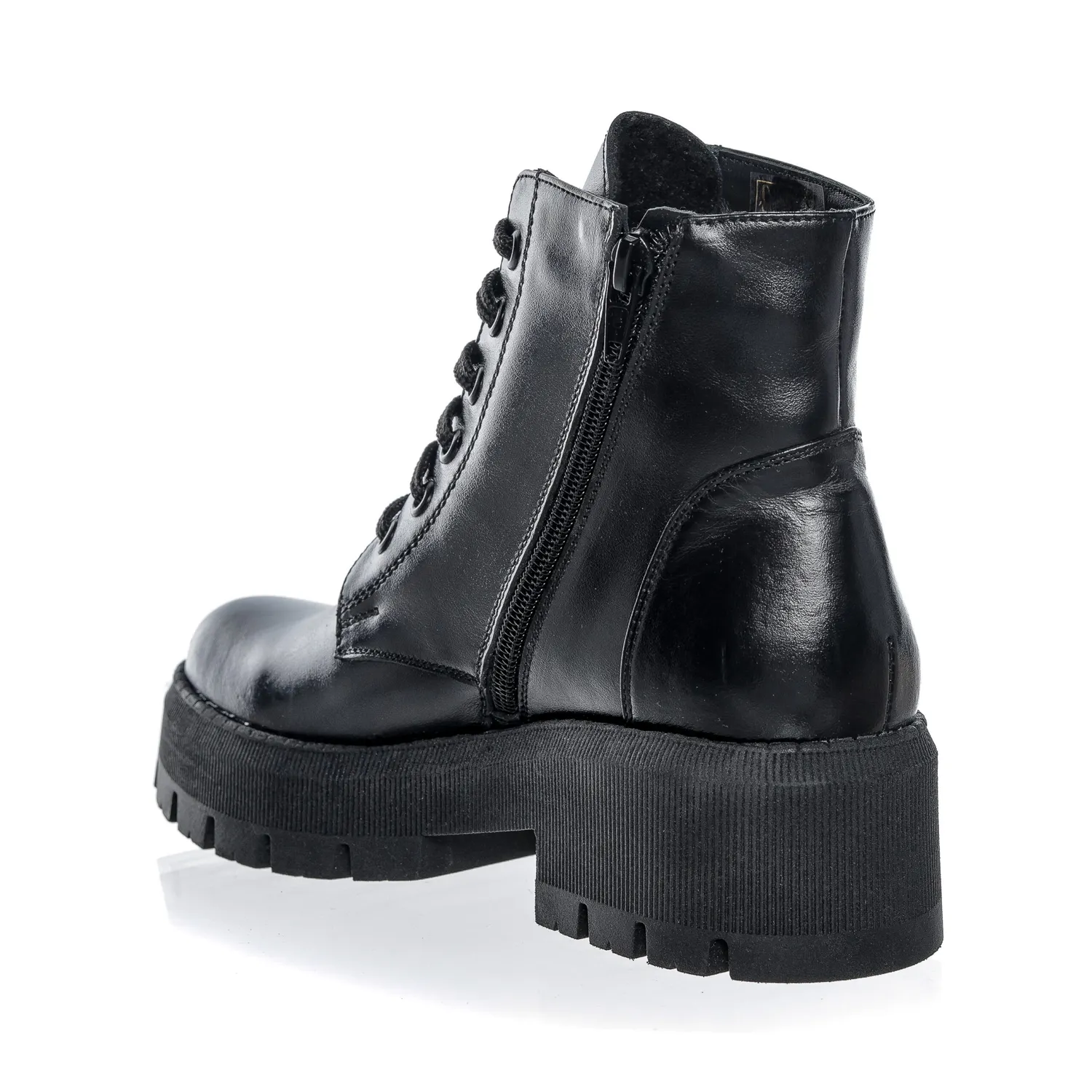 Catinca Shoes BC355 NB bocanci damă negru box piele