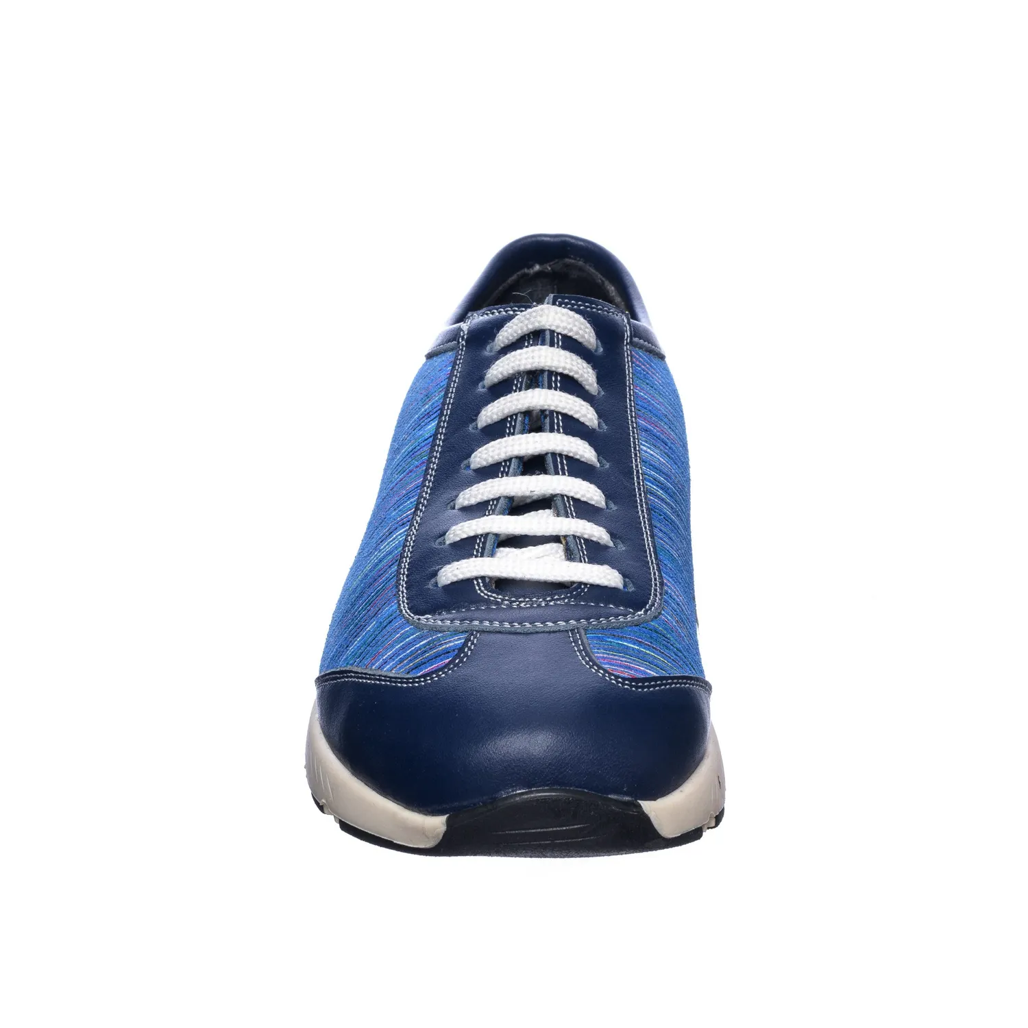 Catinca Shoes AD8 BD pantofi sport dama piele blu dungi
