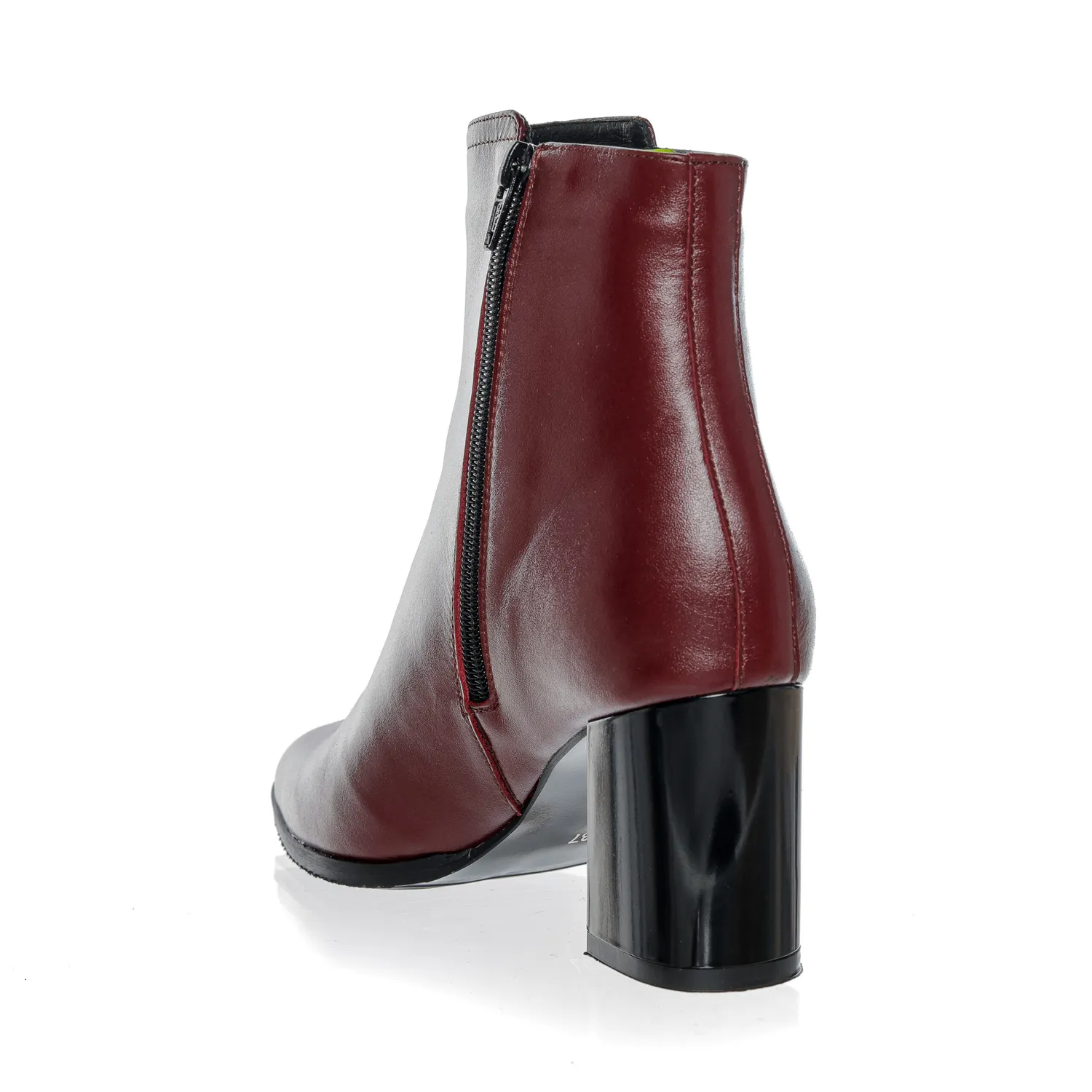 Catinca Shoes Bordo Box GX75 BB ghete dama piele bordo