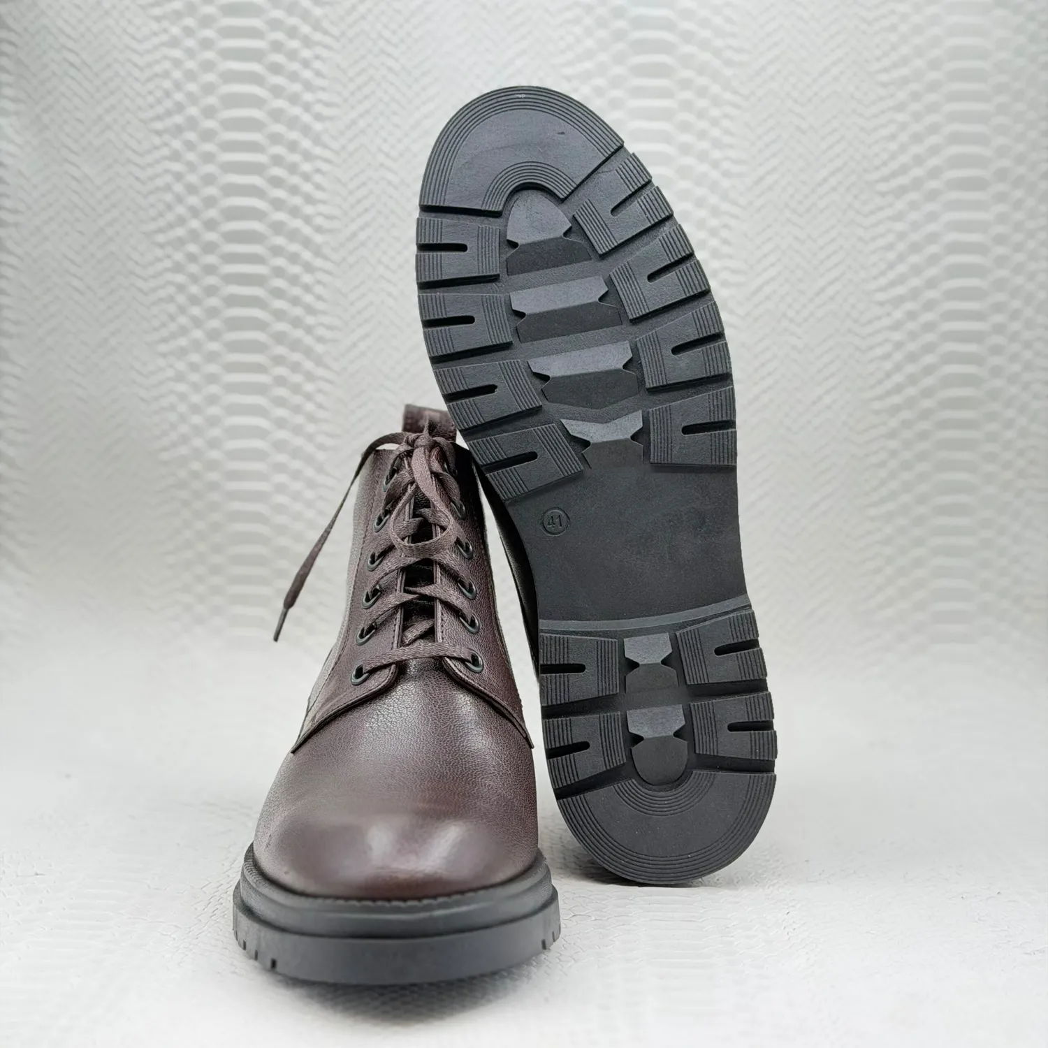 Lucas Shoes 600 Arthur ghete bărbați maro bizon piele