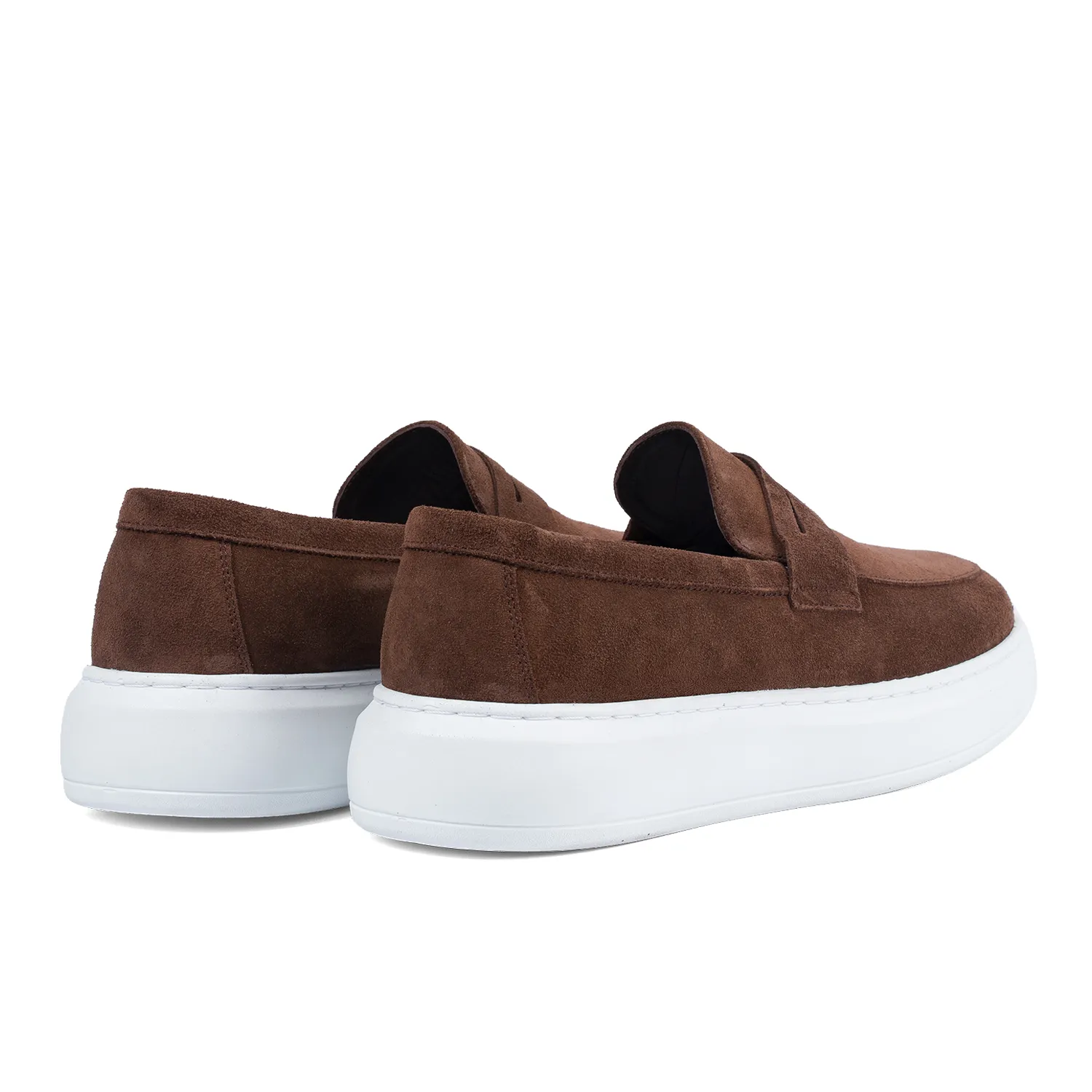 Lucas Shoes Ezra Maro Bruno mocasini maro piele