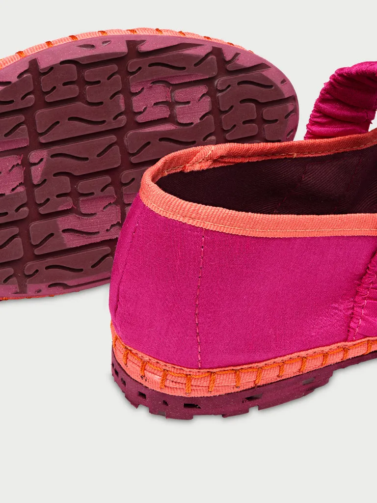 Flagelus Mafalda Fuchsia pantofi roz catifea