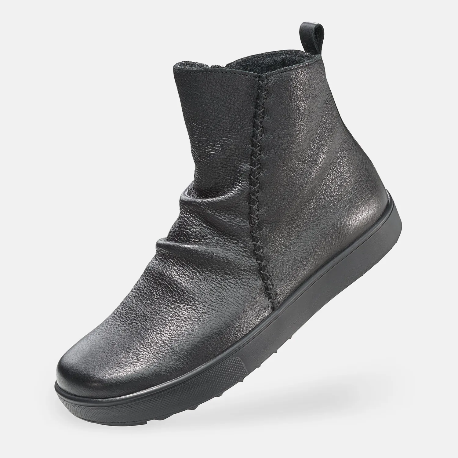 BÄR Lifestyle Merle botine damă negre cu pâslă